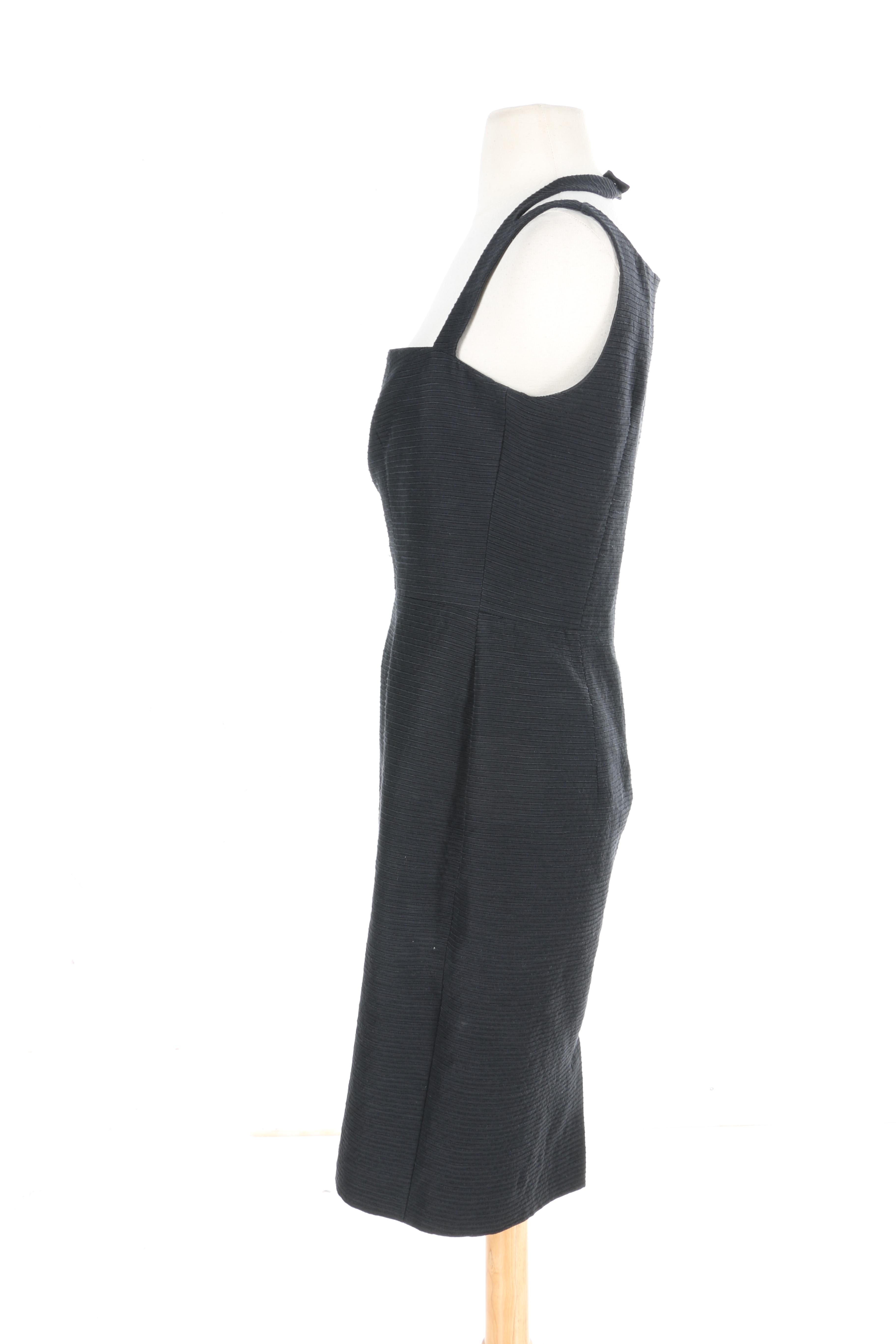 Martin Grant Black Sleeveless Dress