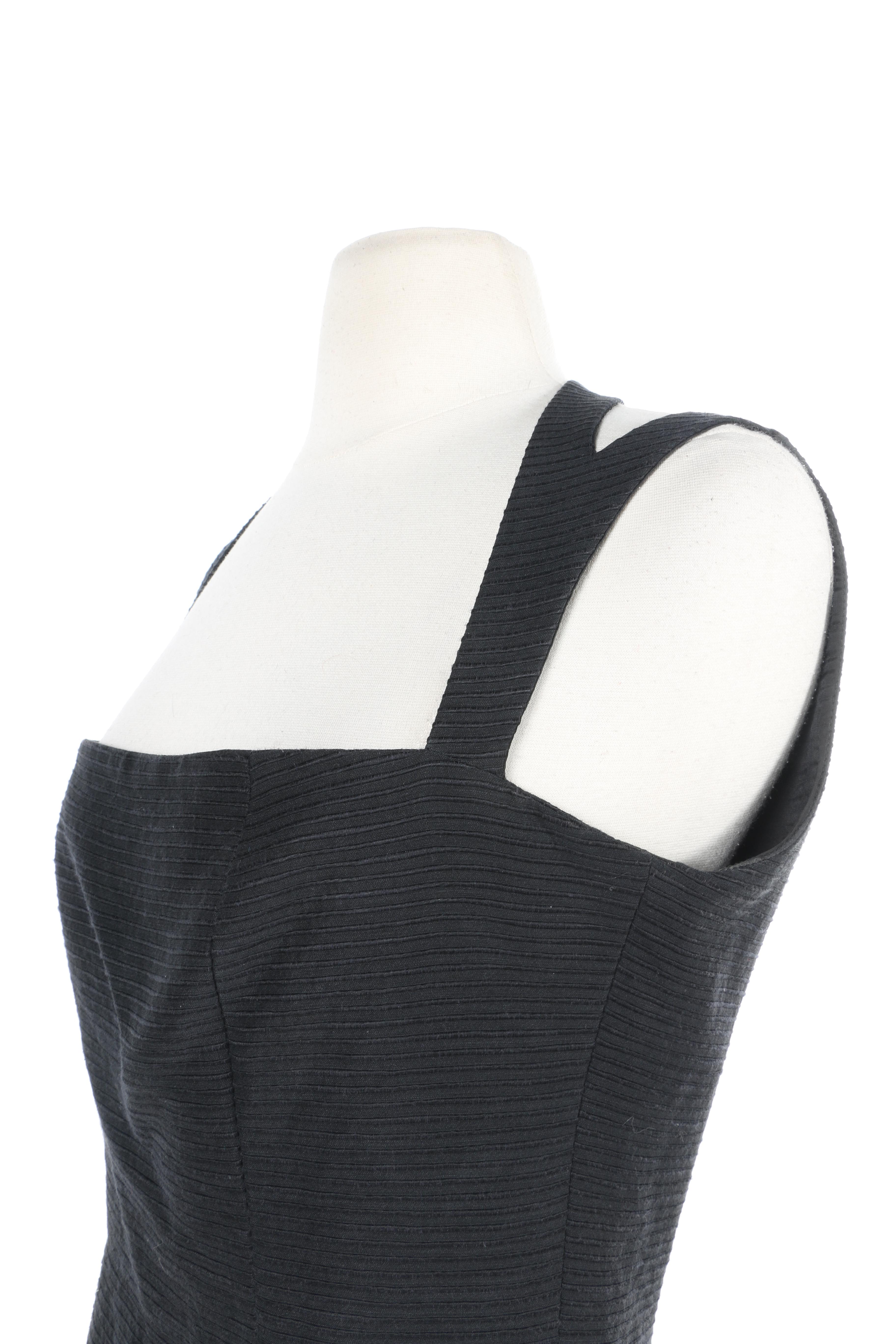 Martin Grant Black Sleeveless Dress