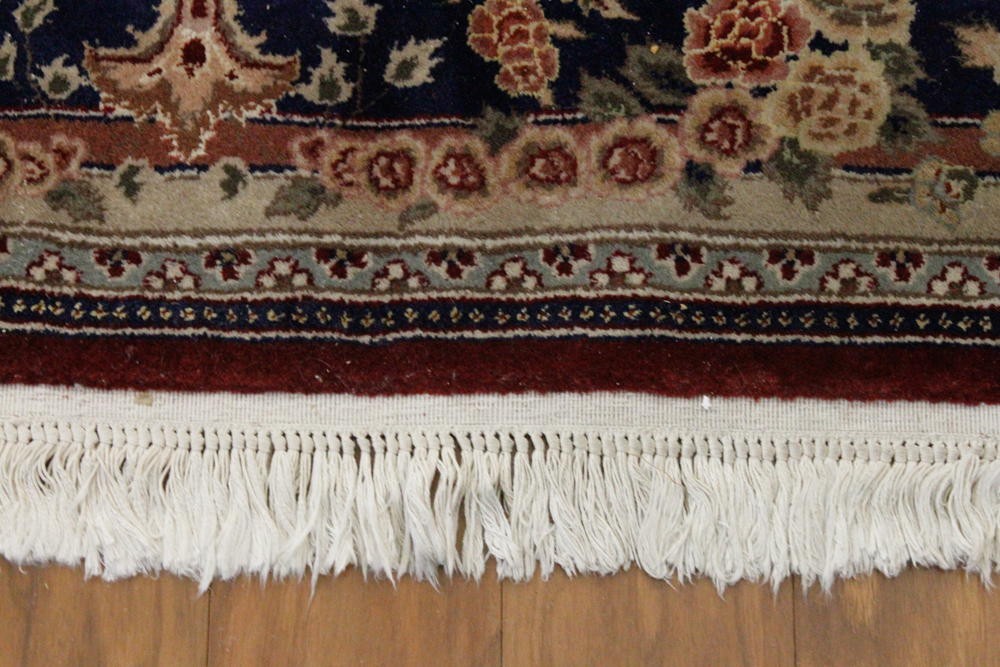 Hand-Knotted Kashmir Wool Area Rug