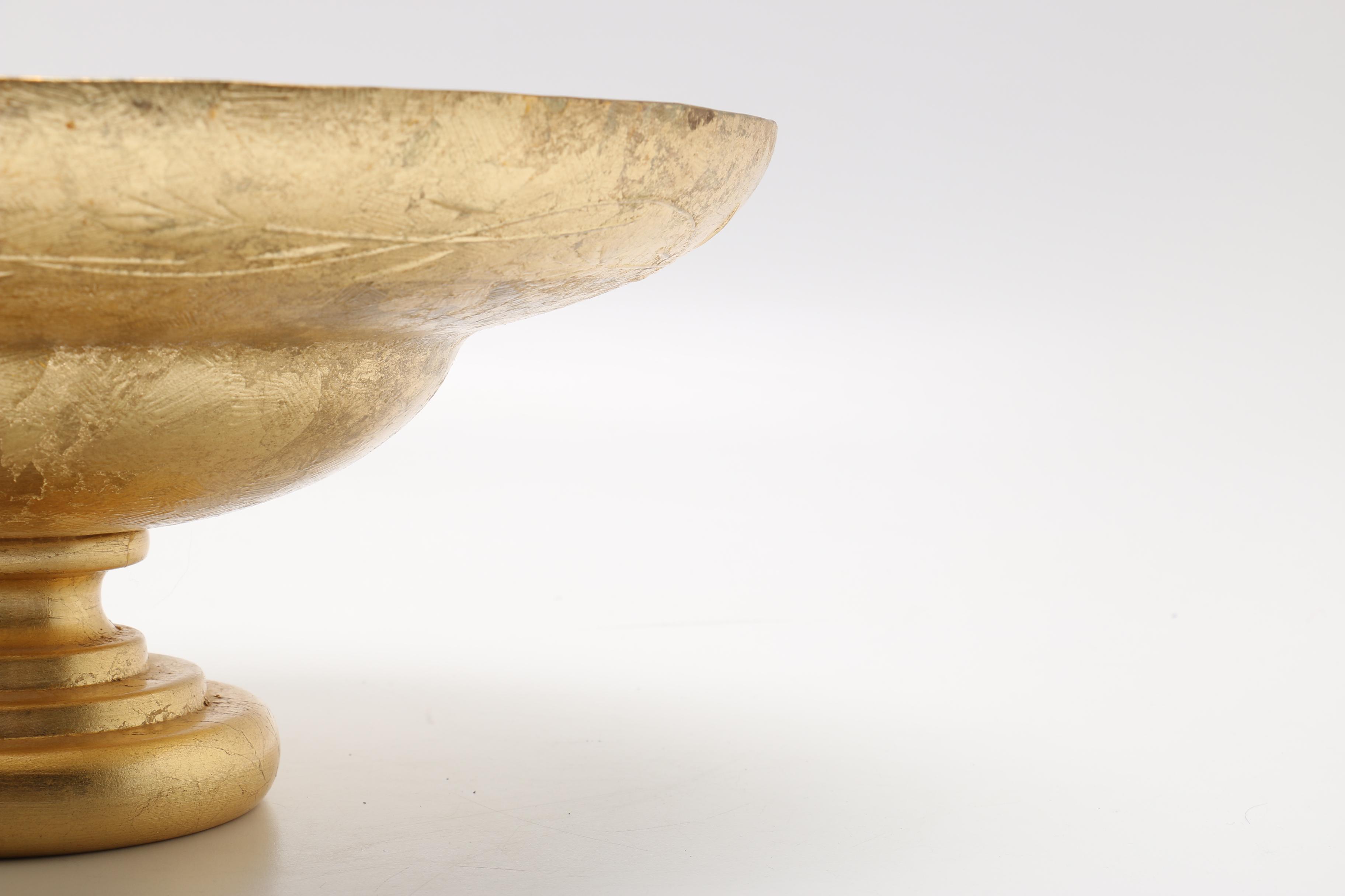 Gold-Tone Console Bowl