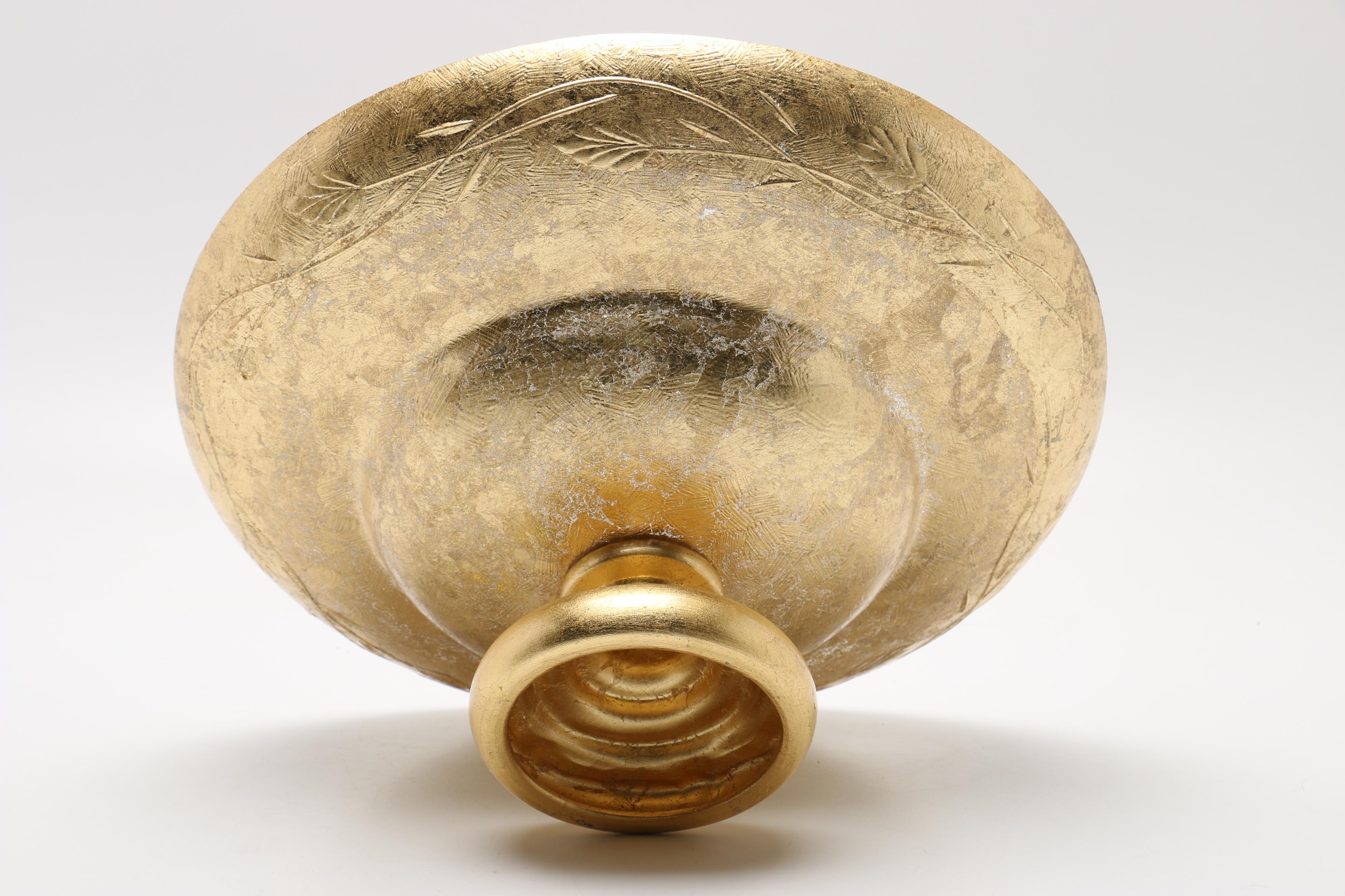 Gold-Tone Console Bowl