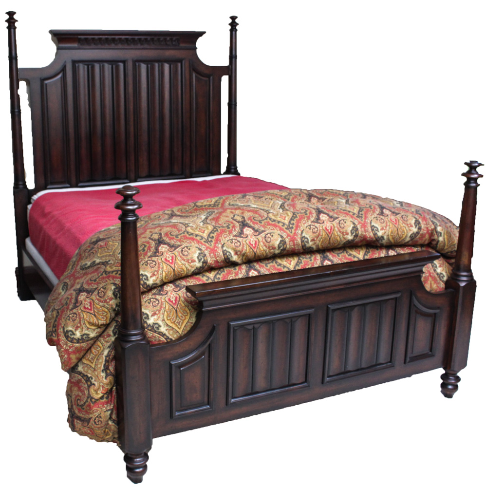 Queen Size Federal Style Poster Bed