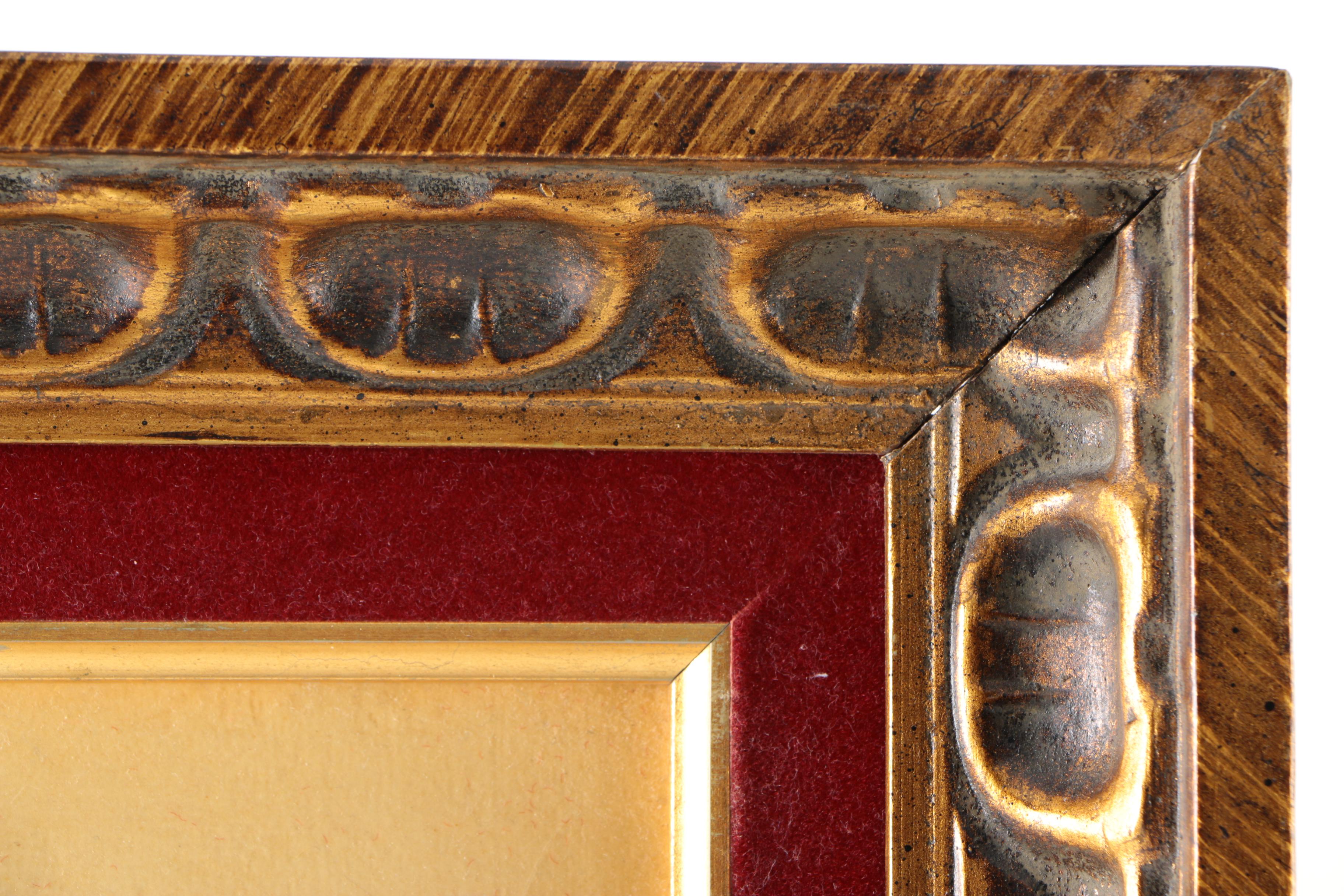 Van Delft Intaglio of a Street Scene