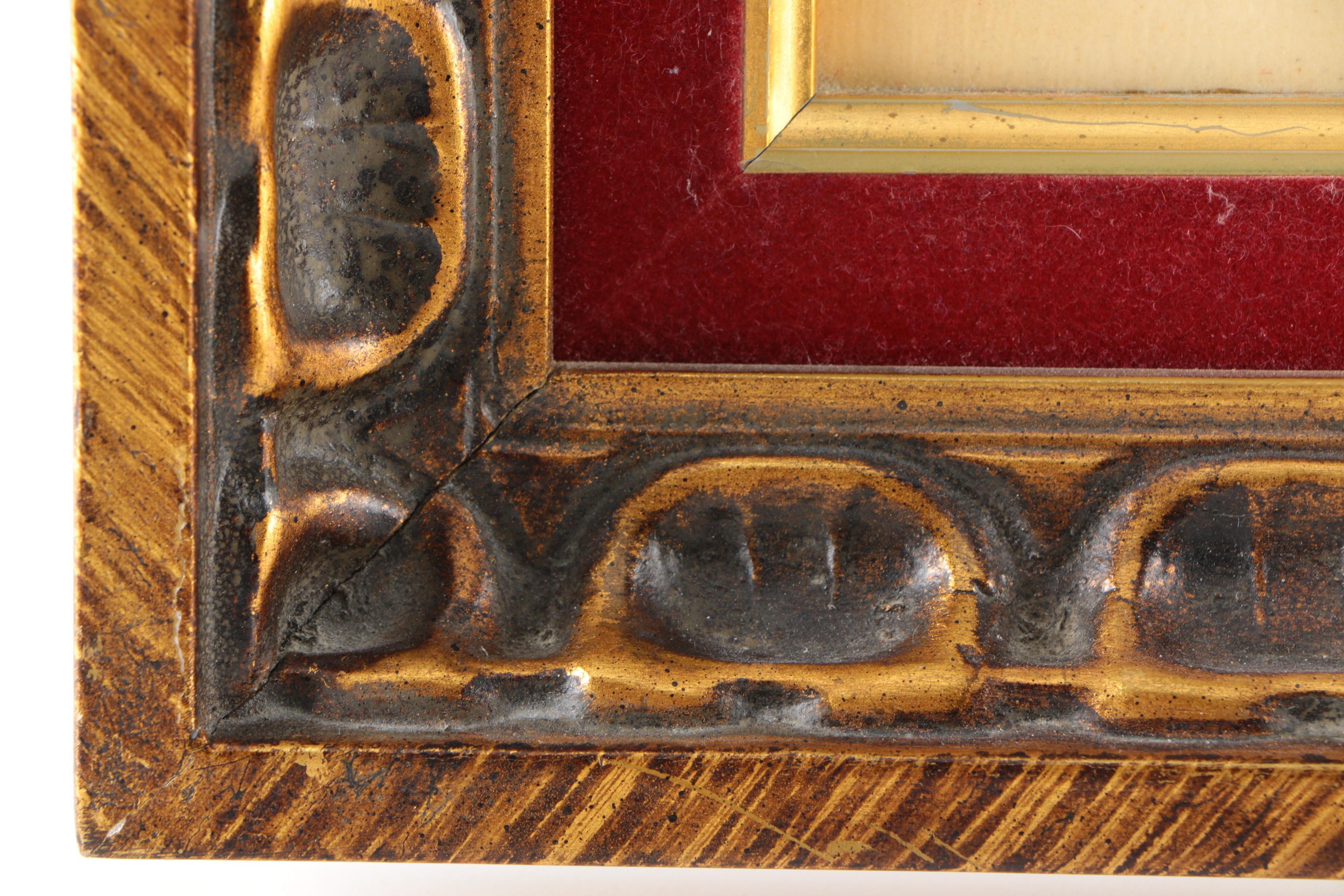 Van Delft Intaglio of a Street Scene