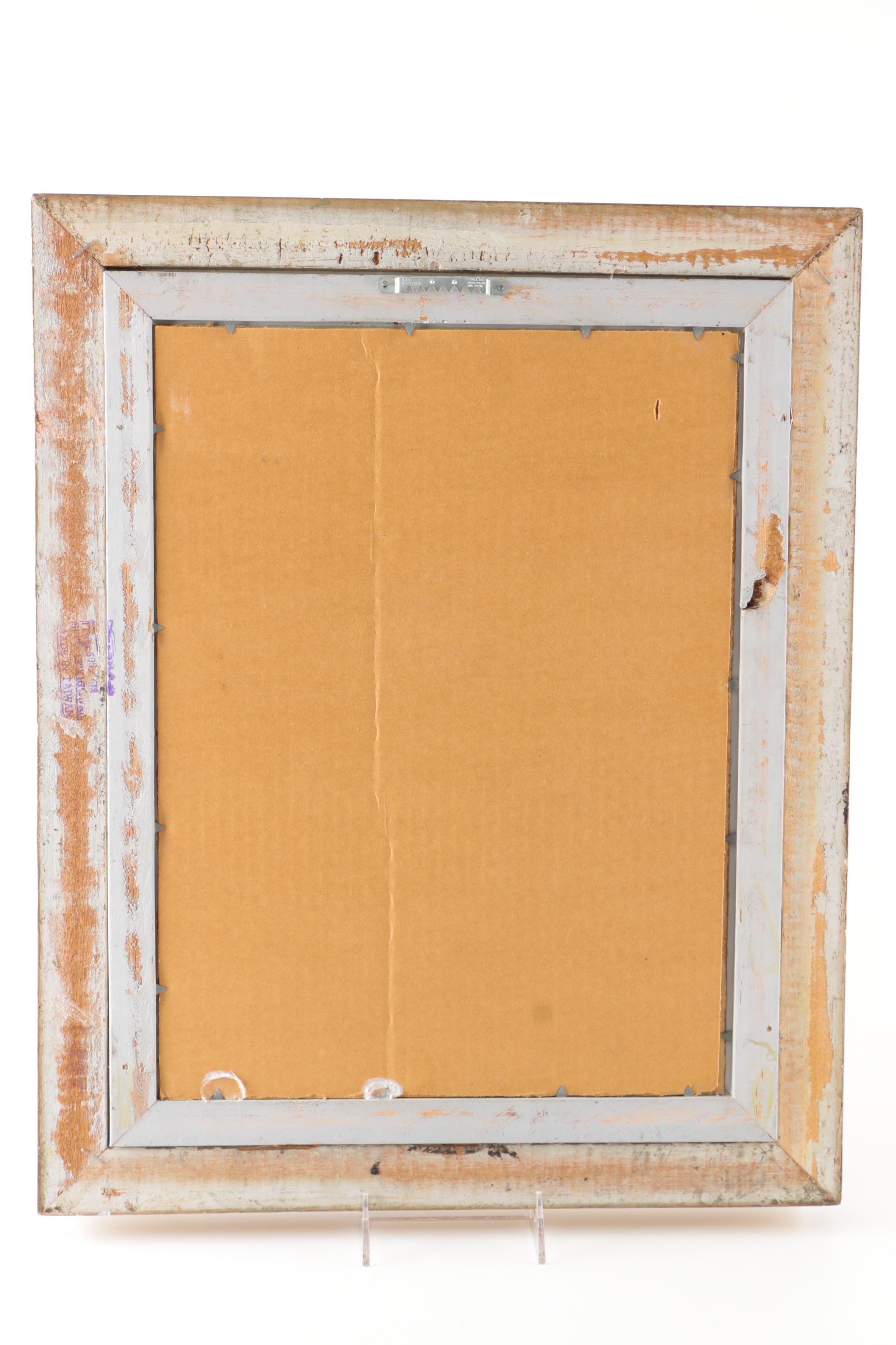 Van Delft Intaglio of a Street Scene