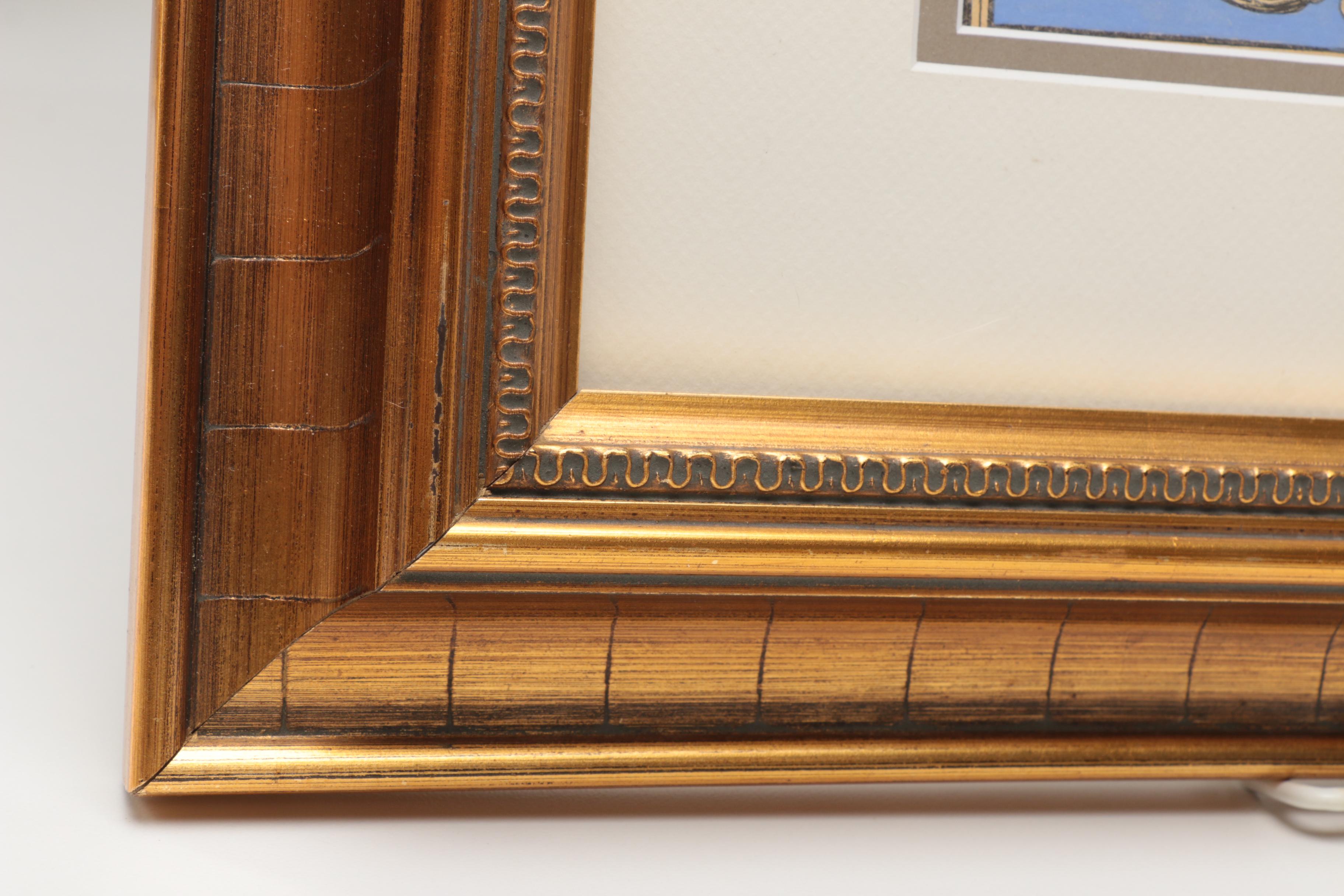 Giovanni Cassini Hand-Colored Etchings After Brenna Vincenzo Studies