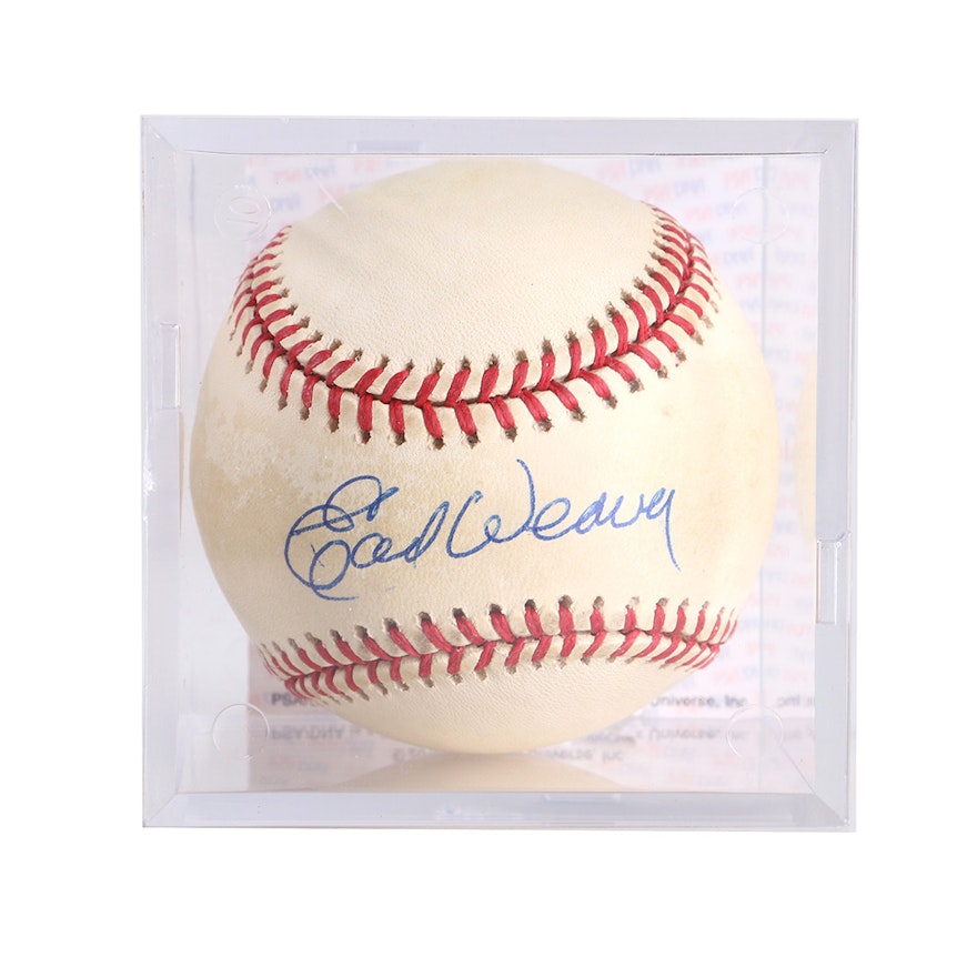 Earl Weaver Autographed Baseball
