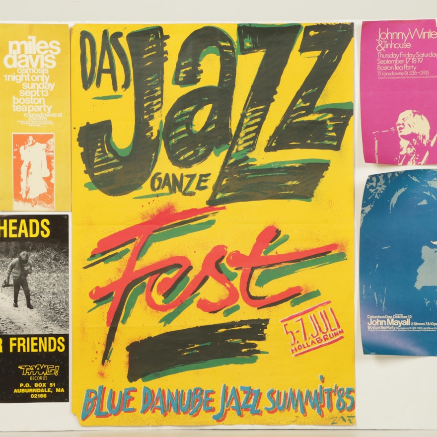 Offset Lithograph Music Posters