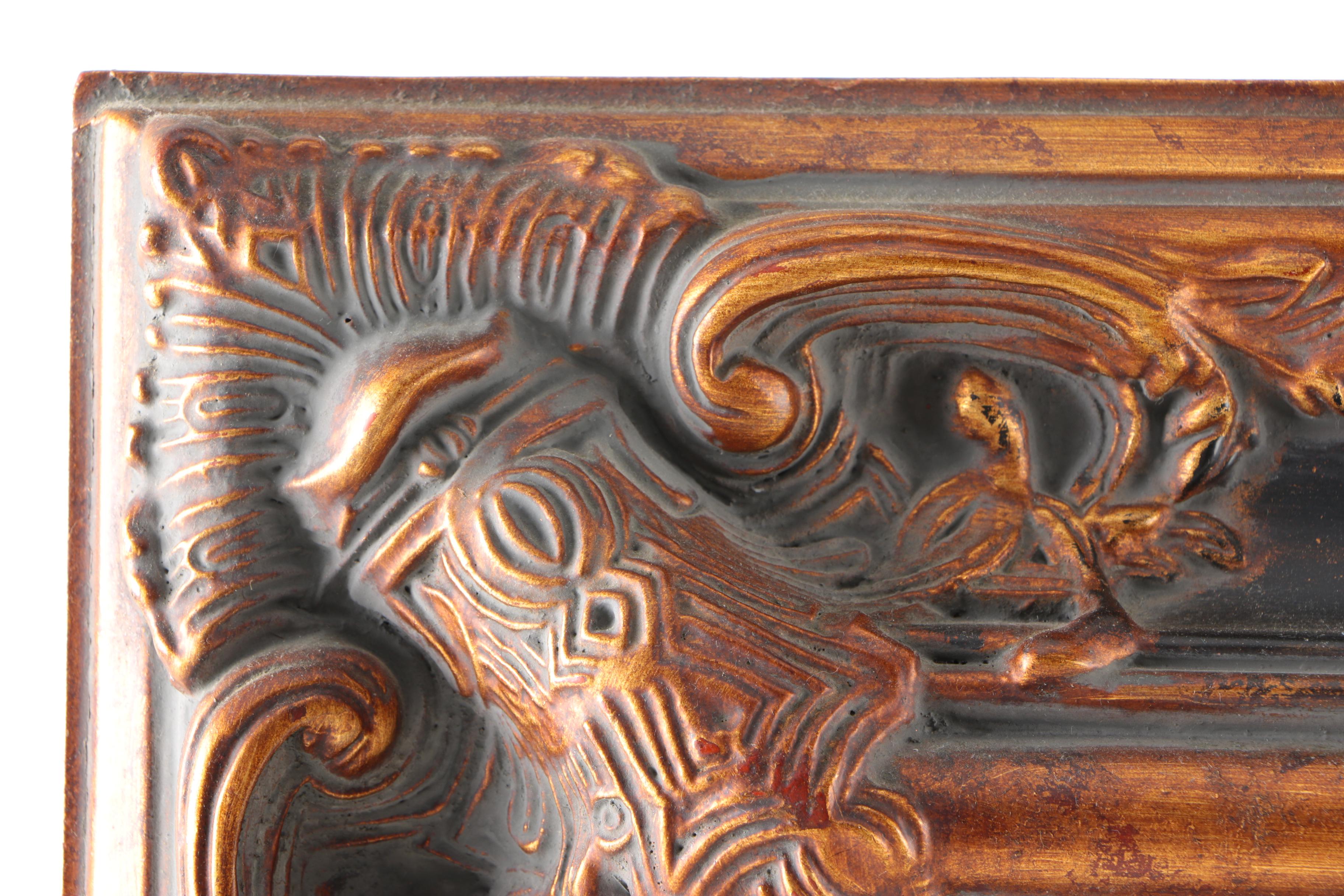 C. Swanson Oil Painting on Canvas of Rooster