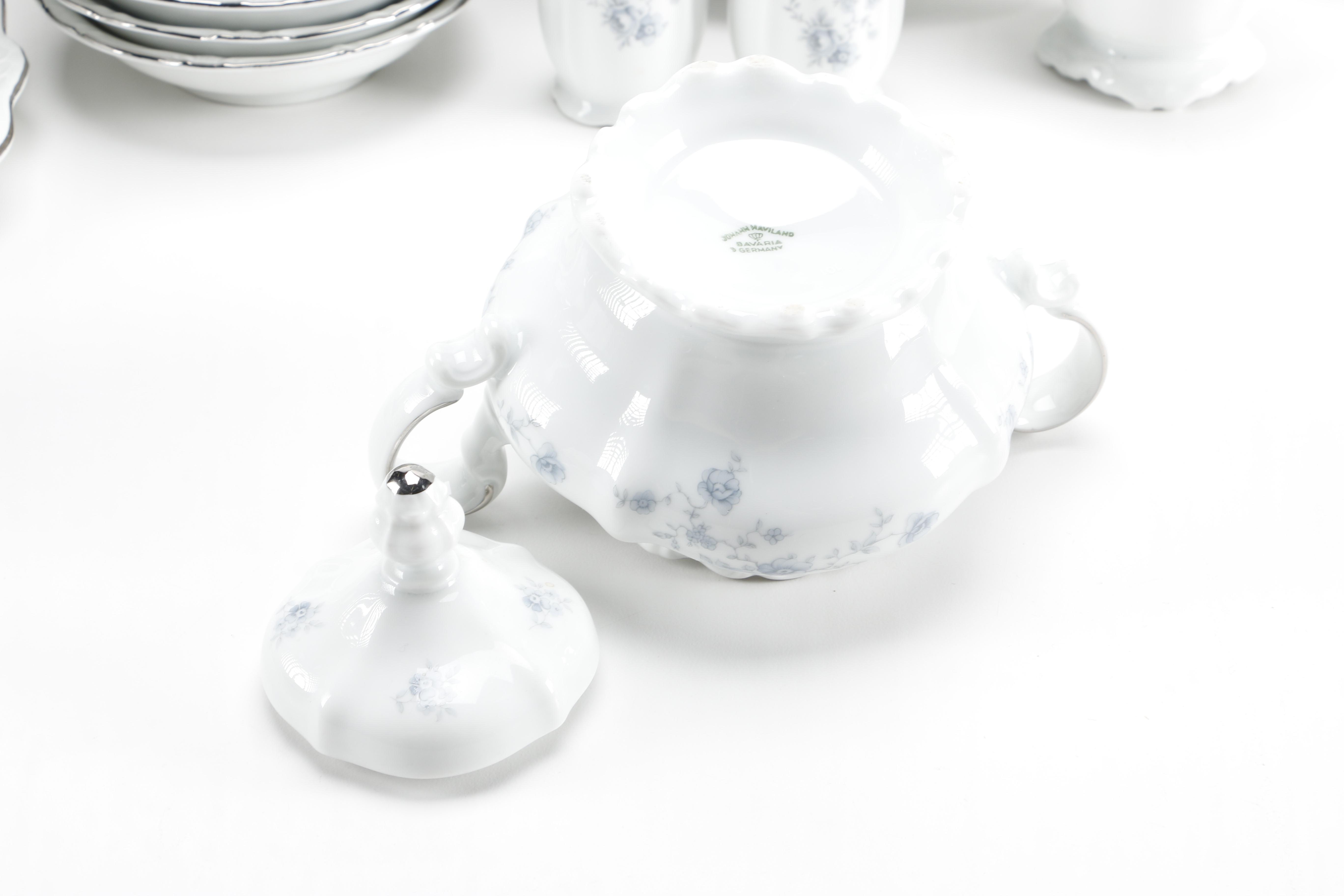 Haviland "Blue Garland" Dinnerware Set