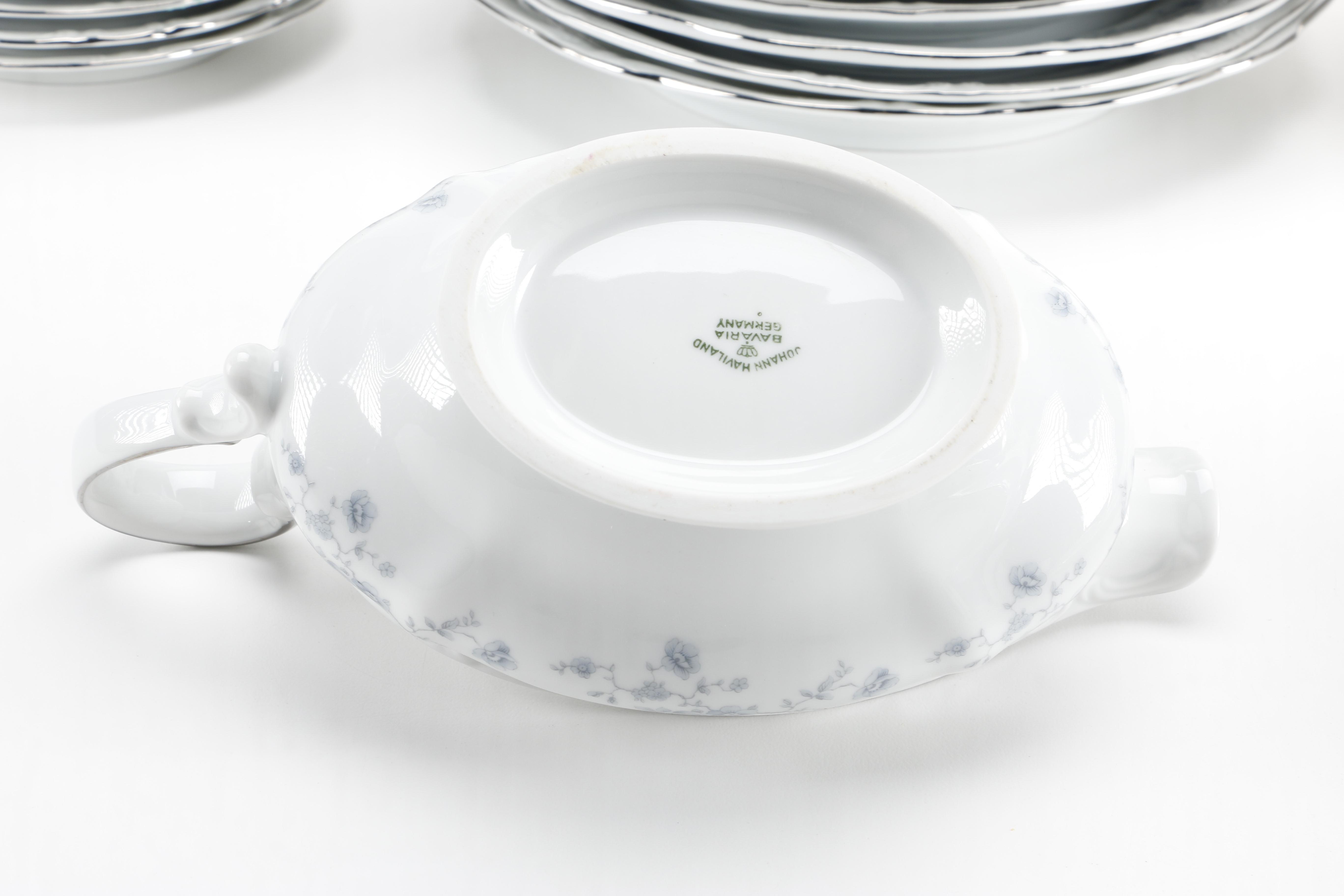 Haviland "Blue Garland" Dinnerware Set