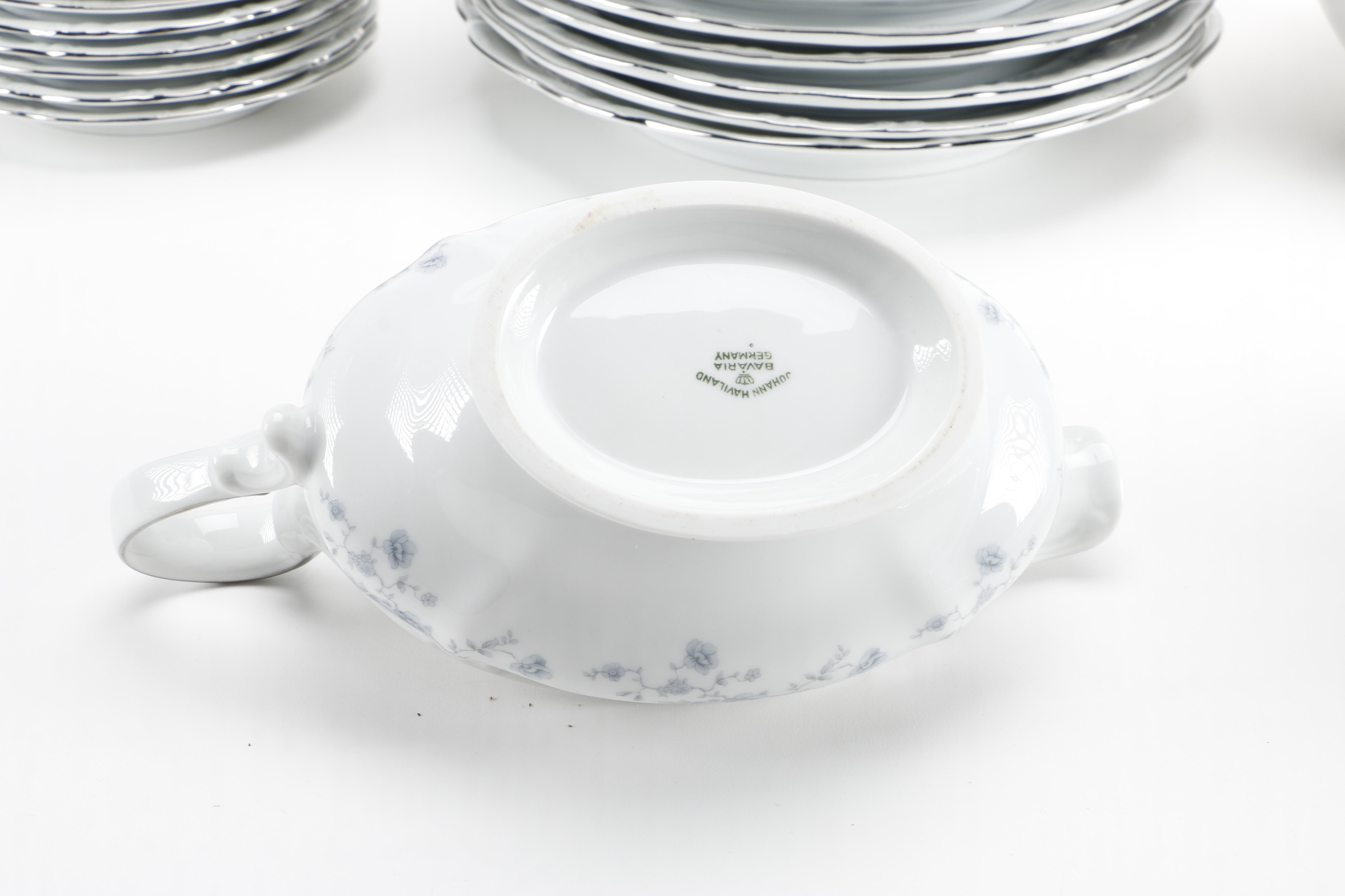 Haviland "Blue Garland" Dinnerware Set