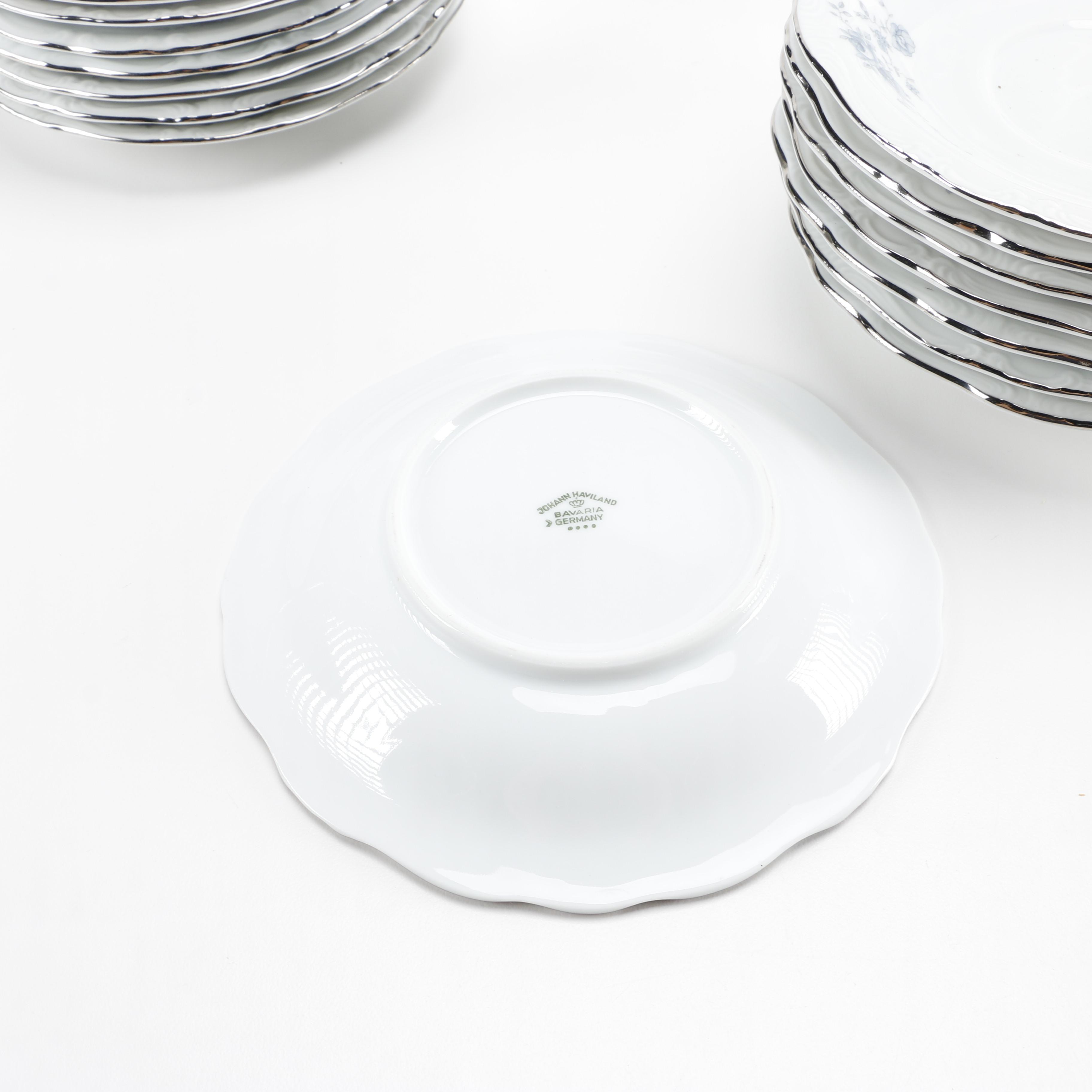 Haviland "Blue Garland" Dinnerware Set