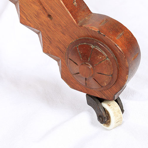 Late 19th Century Victorian Eastlake Parlor Table With Marble Top