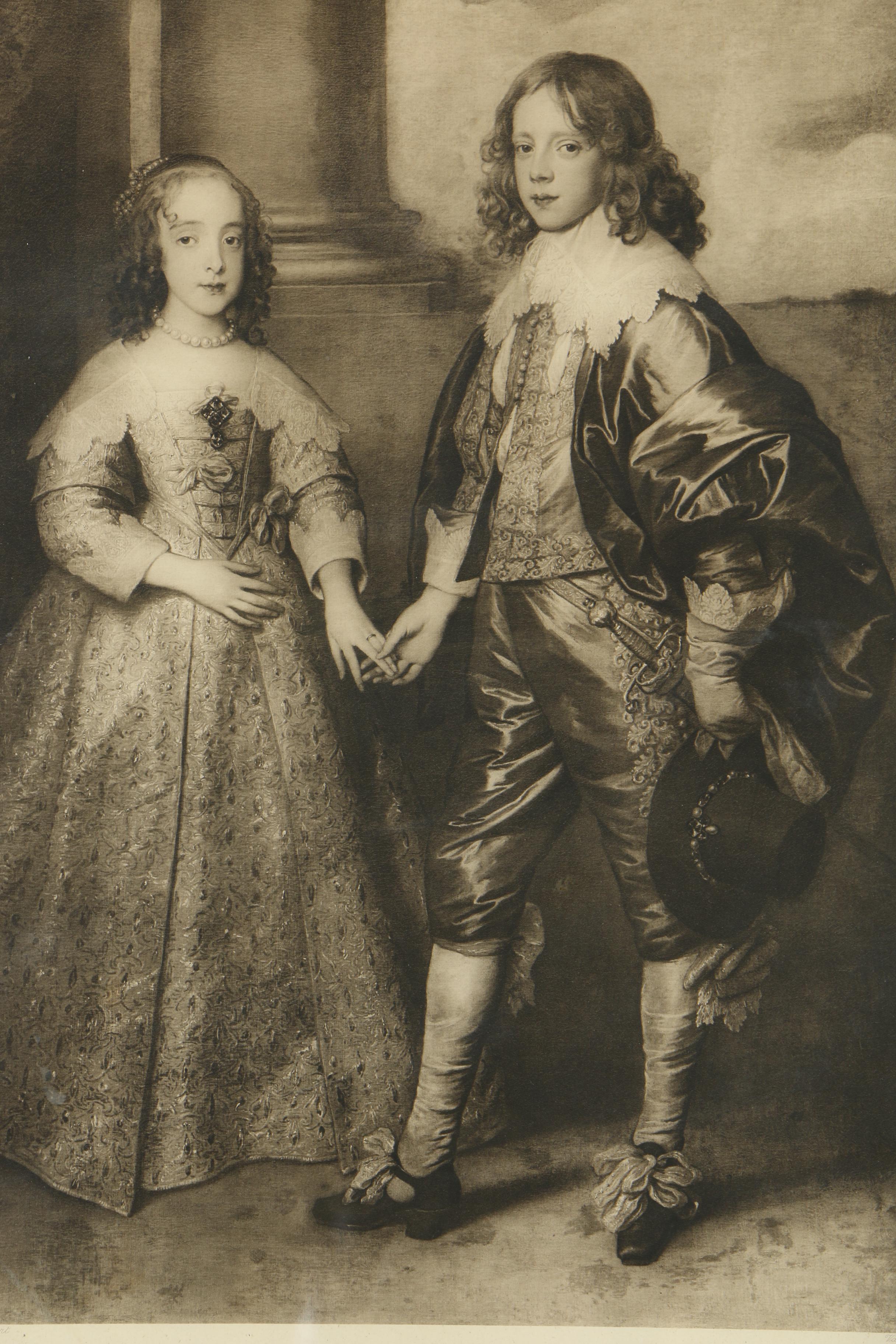 After Anthony van Dyck Giclee on Paper "Prince William of Orange and Mary, Princess Royal"