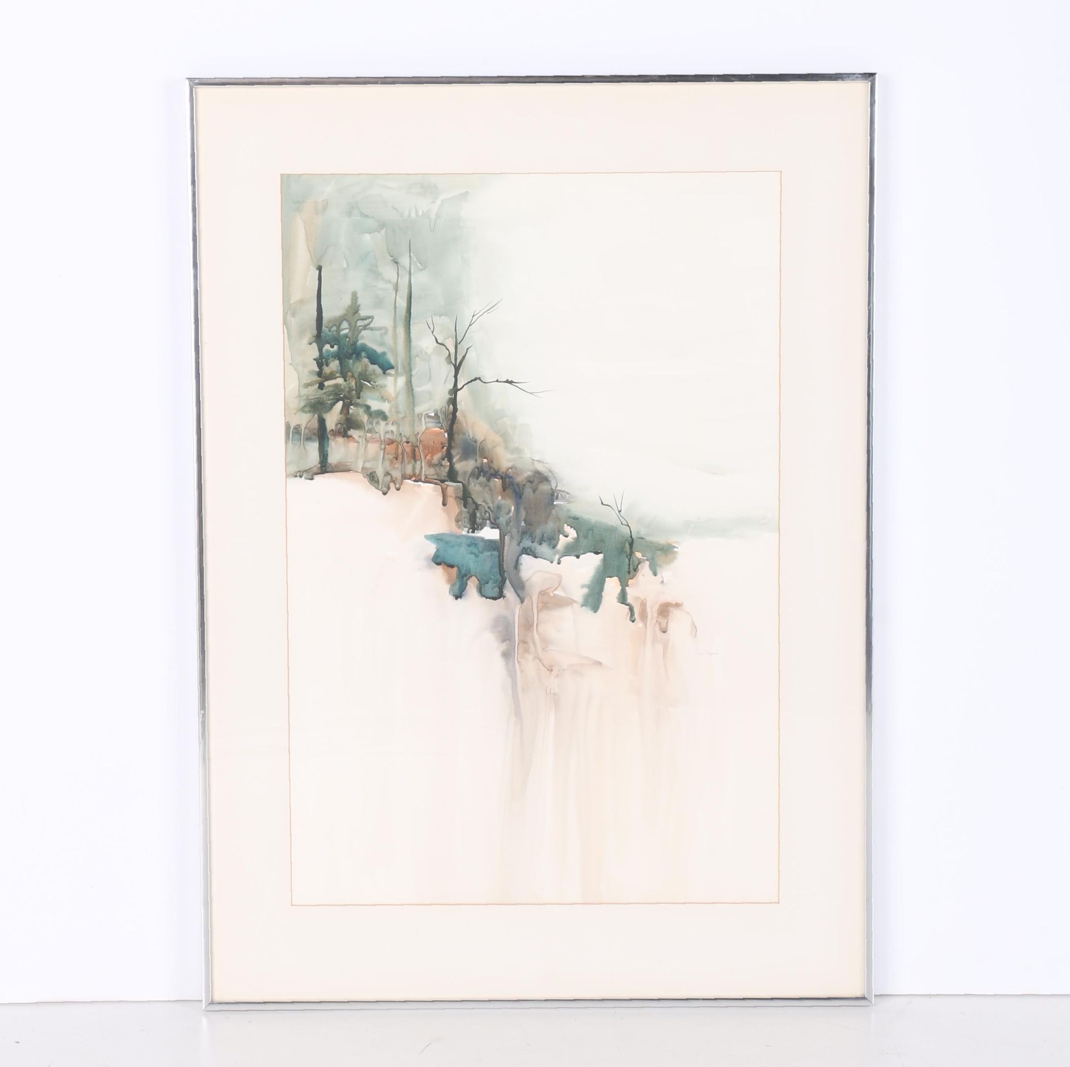 Elizabeth Hare Landscape Watercolor on Paper