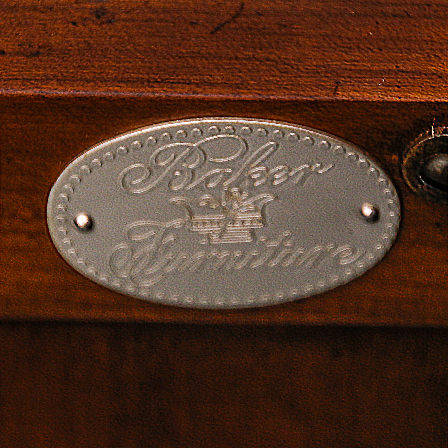 Wooden Side Table by Bakers Furniture Company