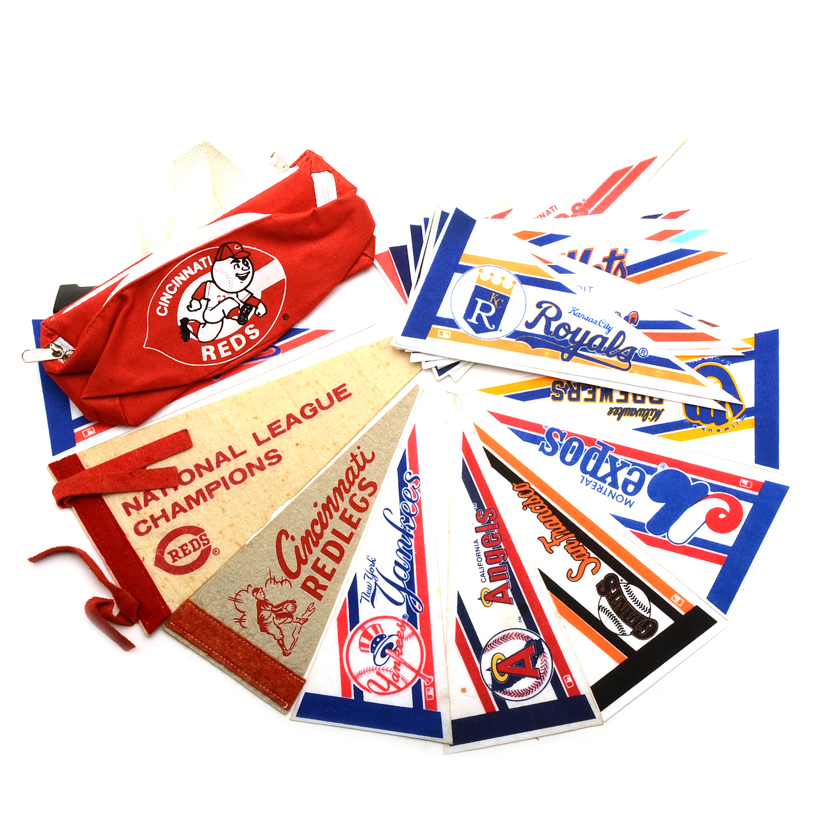 Miniature Baseball Pennants and Memorabilia