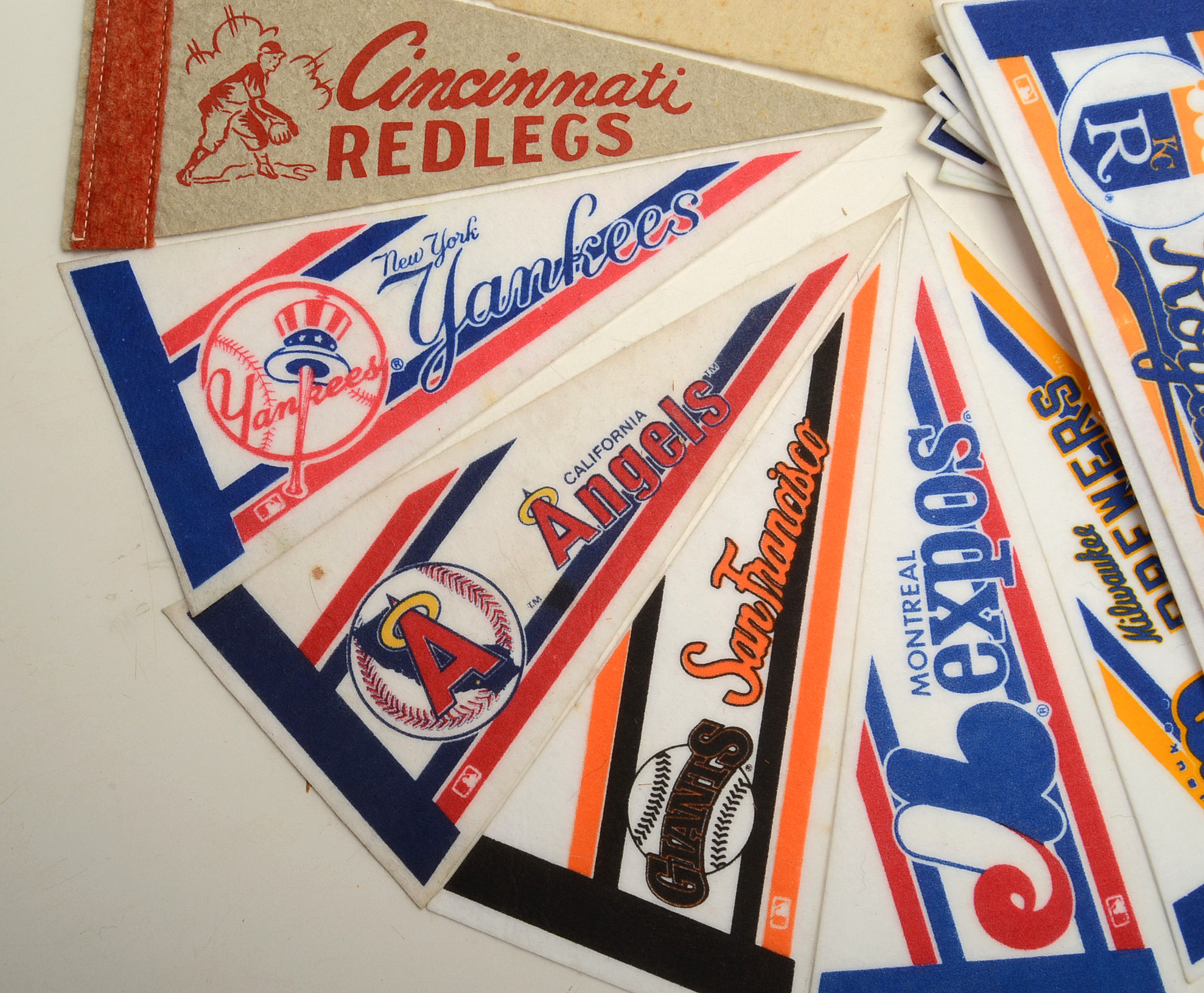 Miniature Baseball Pennants and Memorabilia