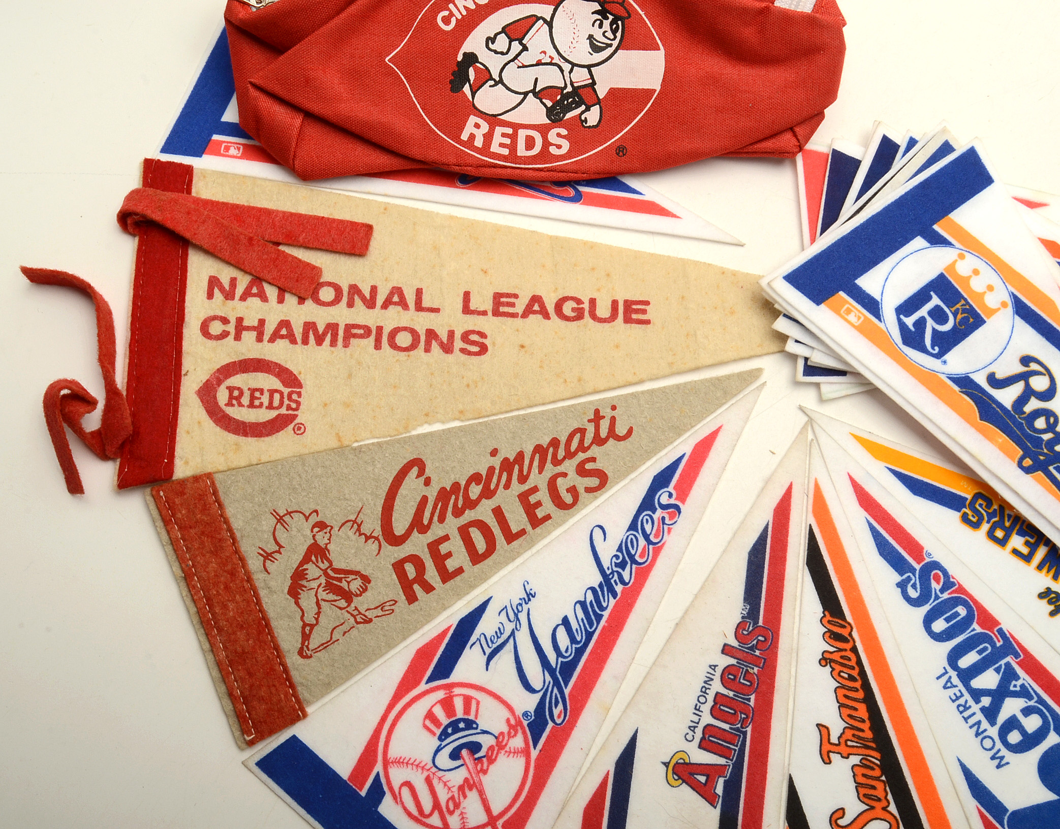 Miniature Baseball Pennants and Memorabilia