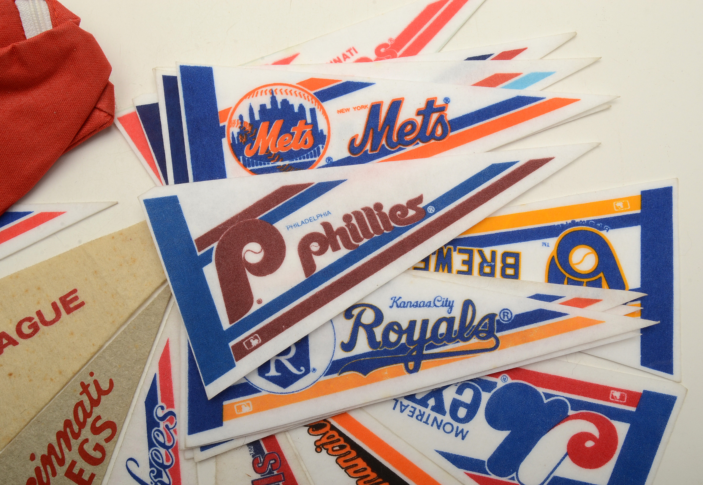 Miniature Baseball Pennants and Memorabilia