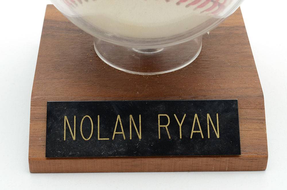 Nolan Ryan Signed Baseball  COA