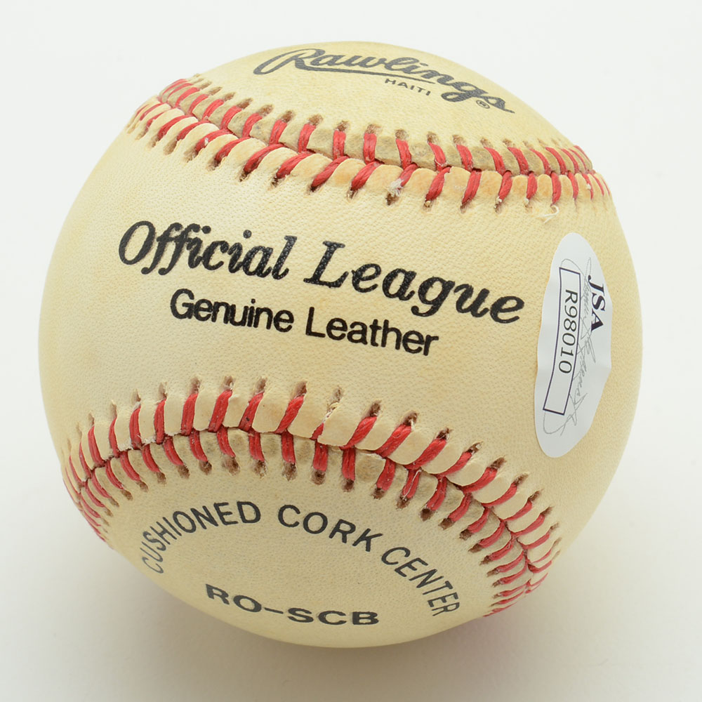 Stan Musial Signed Baseball  COA