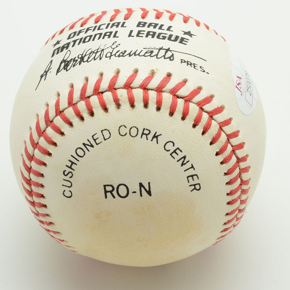 Hank Aaron Signed Baseball  COA