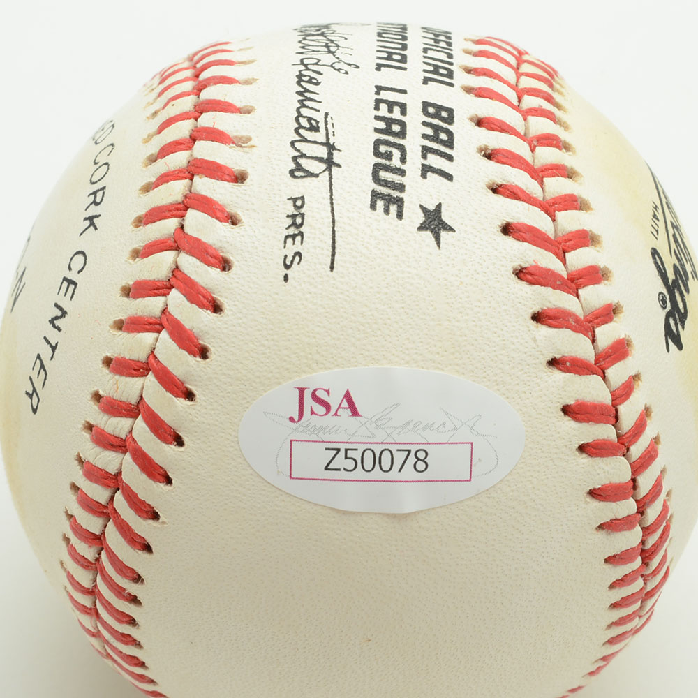 Hank Aaron Signed Baseball  COA