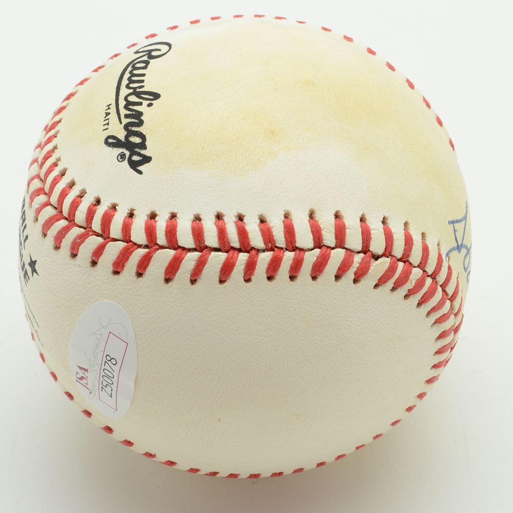 Hank Aaron Signed Baseball  COA
