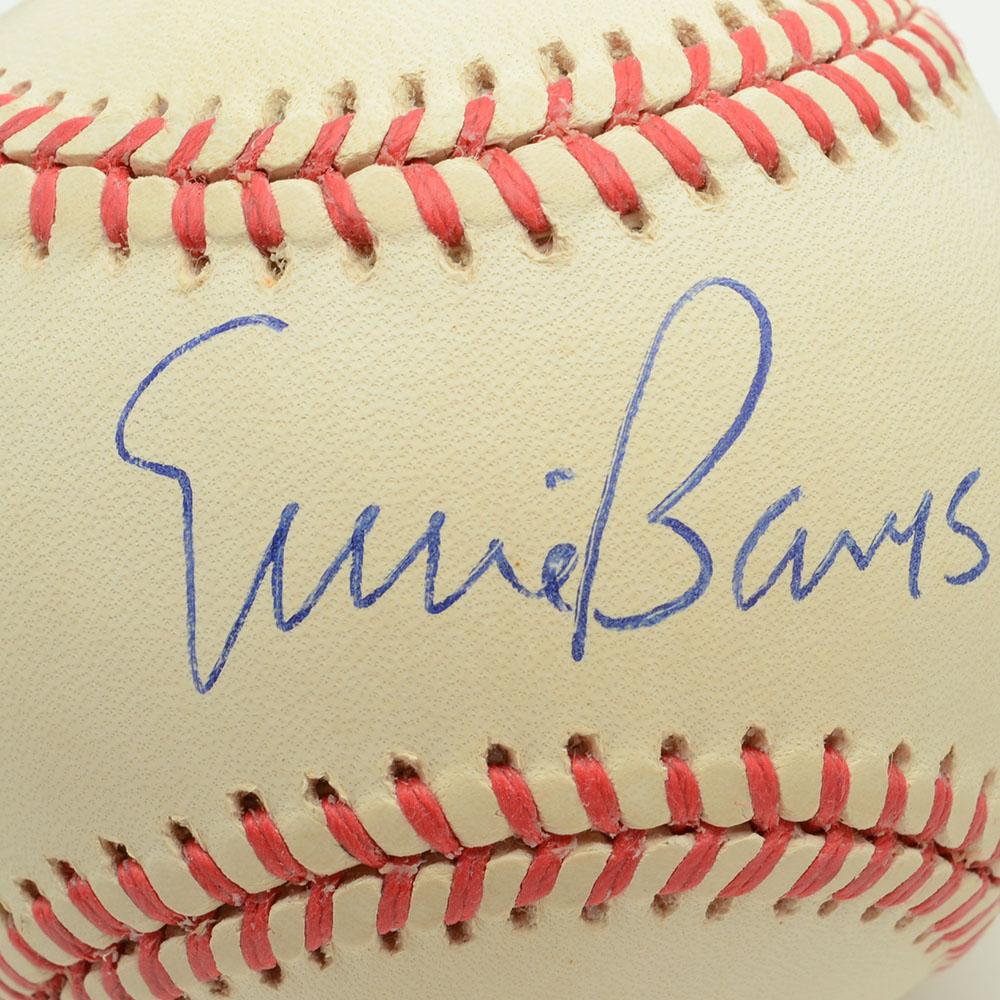 Ernie Banks Signed Baseball  COA