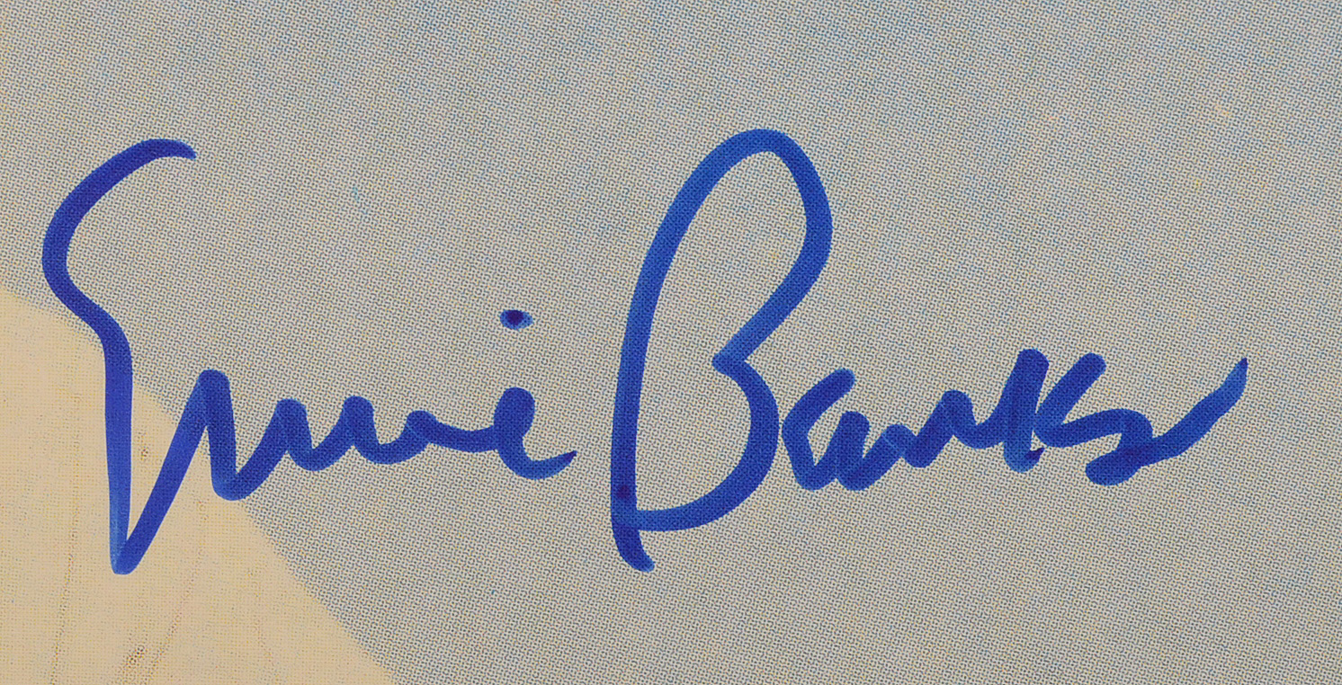 Ernie Banks Signed Photo