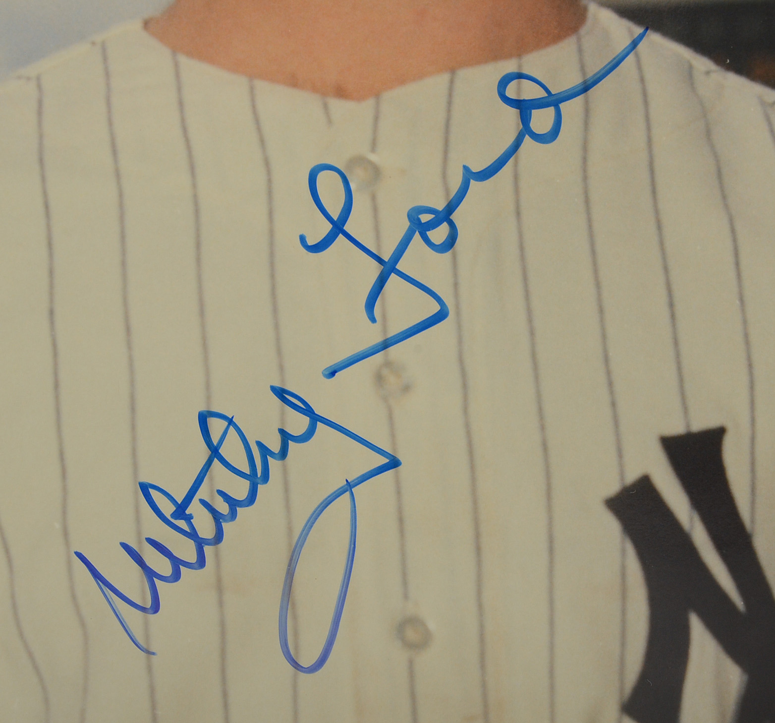 Whitey Ford New York Yankees Signed Photo