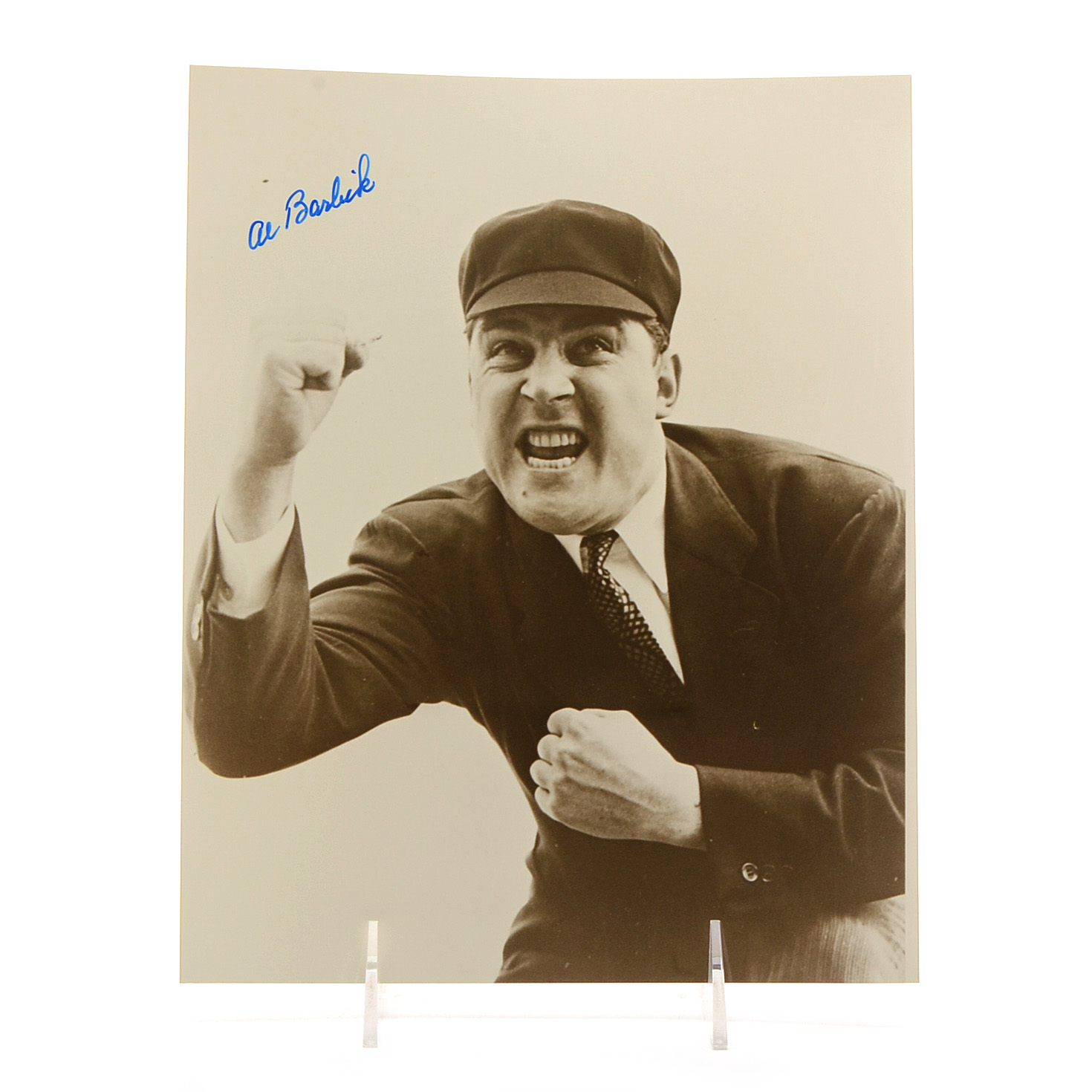 Jocko Conlan and Al Barlick Signed Umpire Photos