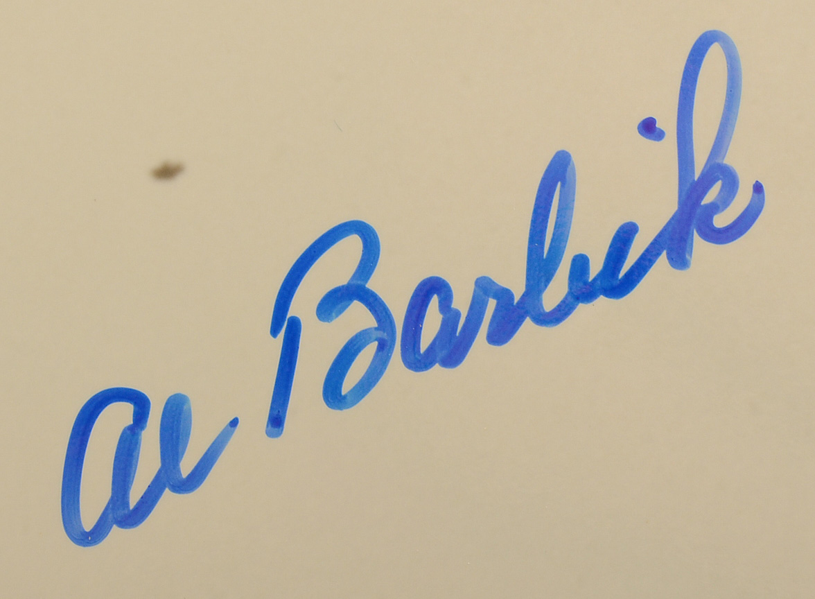 Jocko Conlan and Al Barlick Signed Umpire Photos