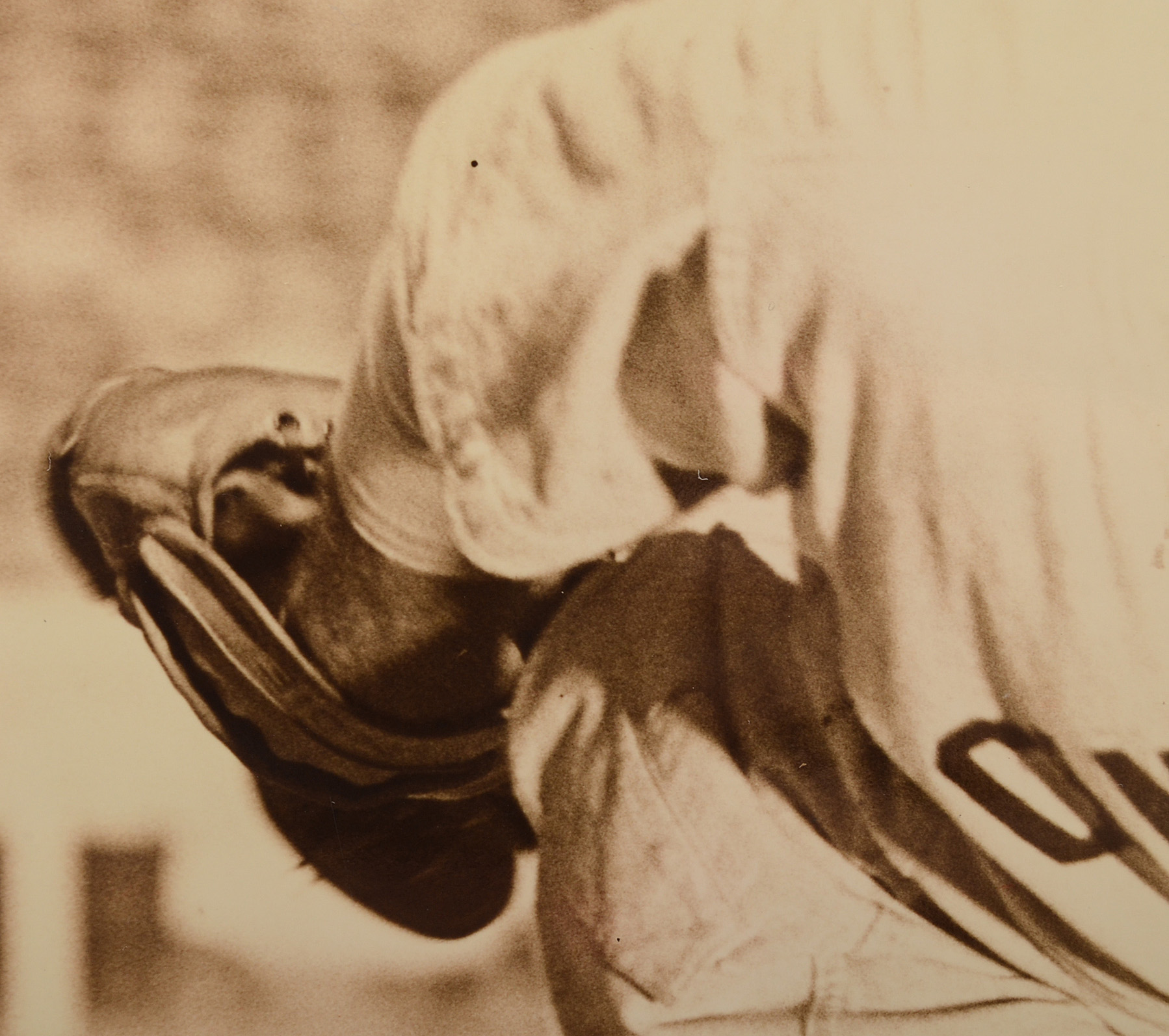 Johnny Vander Meer Signed Reds Baseball Photo