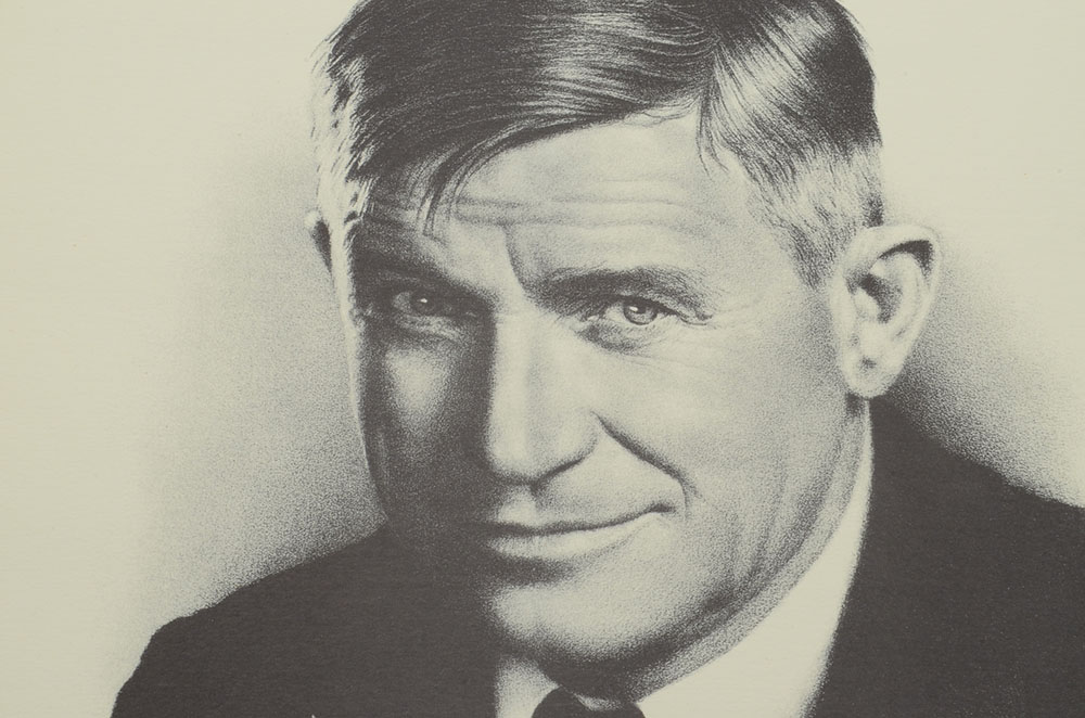 Will Rogers Bust and Picture