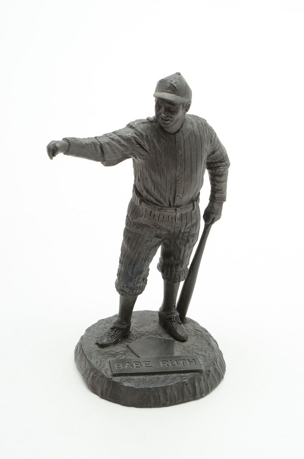 Hallmark MLB Ornaments and a Babe Ruth Miniature Pewter Statue