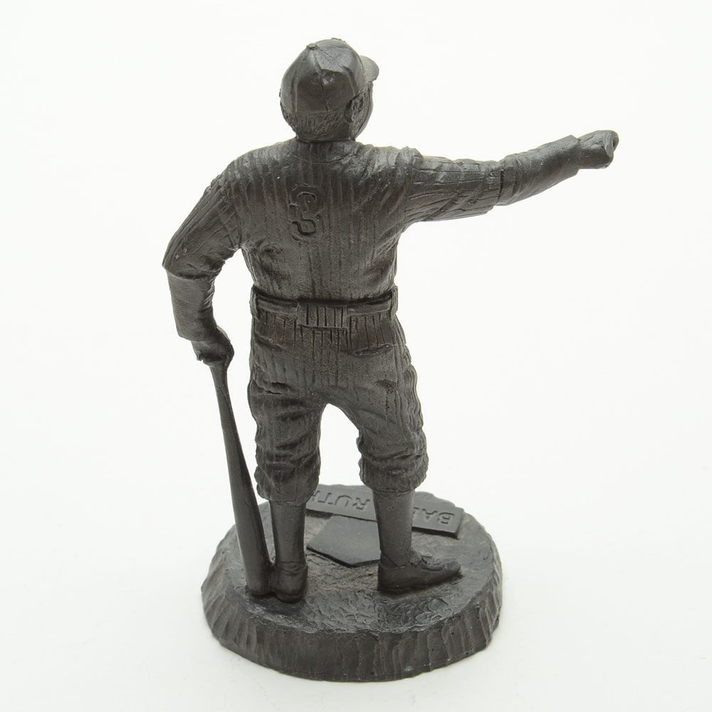 Hallmark MLB Ornaments and a Babe Ruth Miniature Pewter Statue