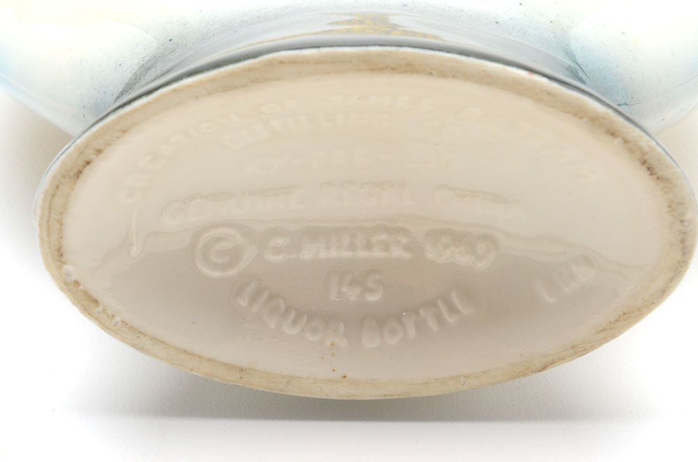 1969 Jim Beam "Baseball's 100th" Ceramic Decanter