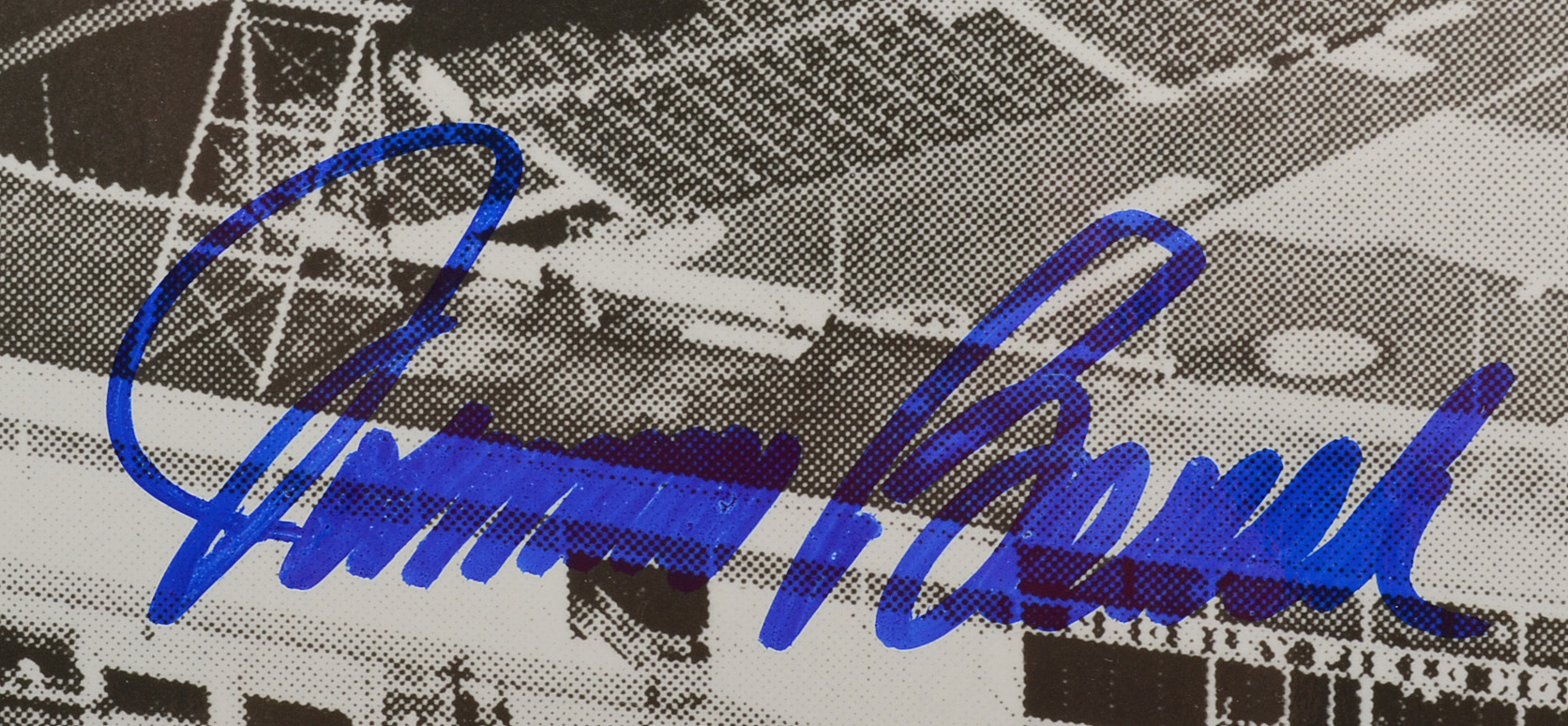 Crosley Field Photo Signed By Bench, Perez, May, and More