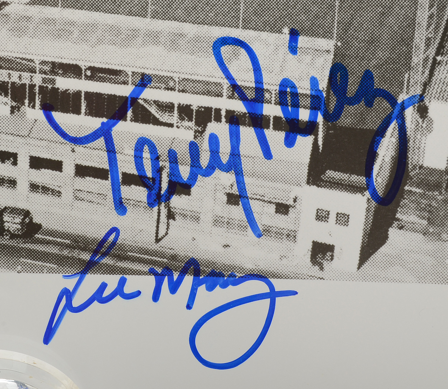 Crosley Field Photo Signed By Bench, Perez, May, and More