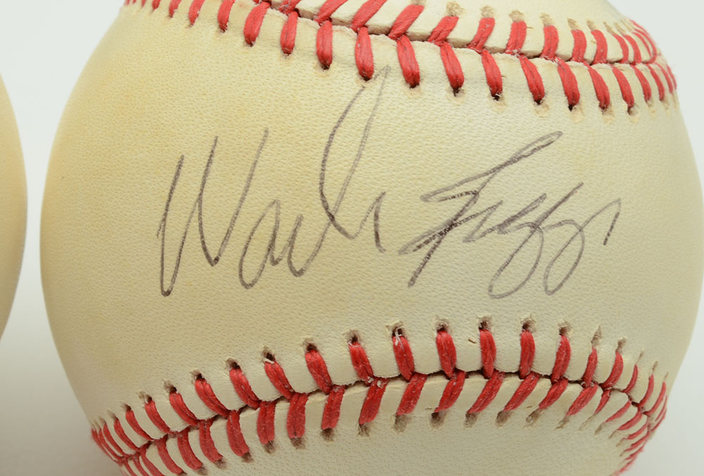 Boggs and Clemens Signed Baseballs