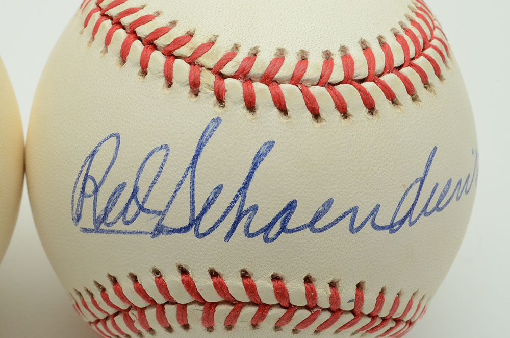 Carlton and Schoendienst Signed Baseballs