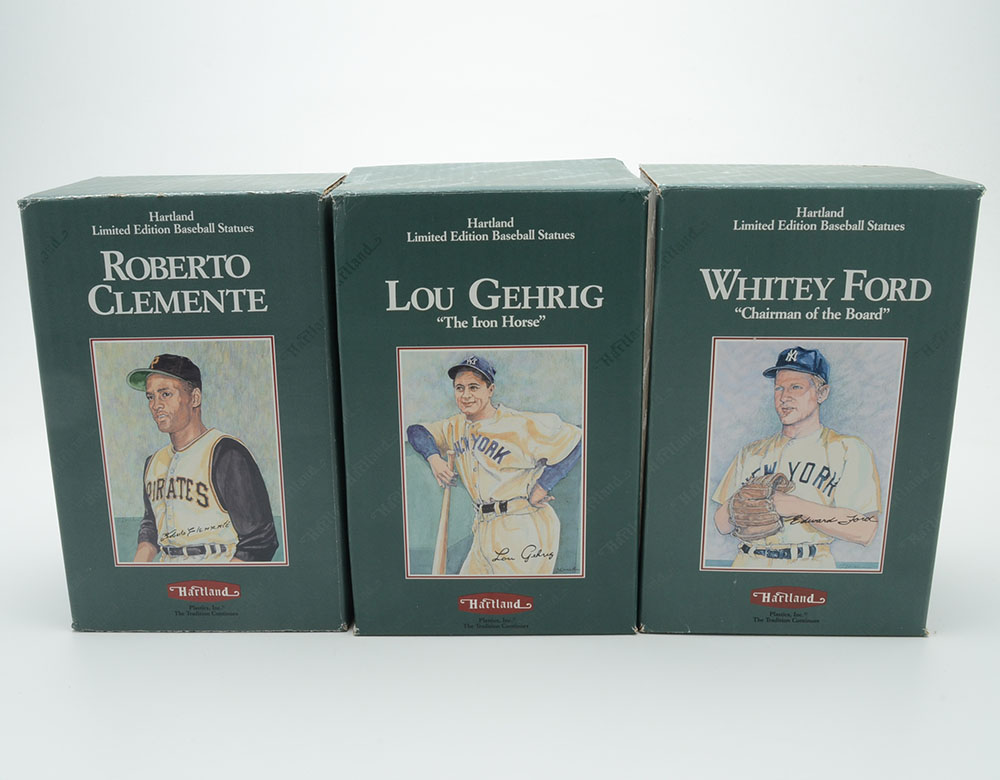 Ford, Gehrig and Clemente 1990 Hartlands