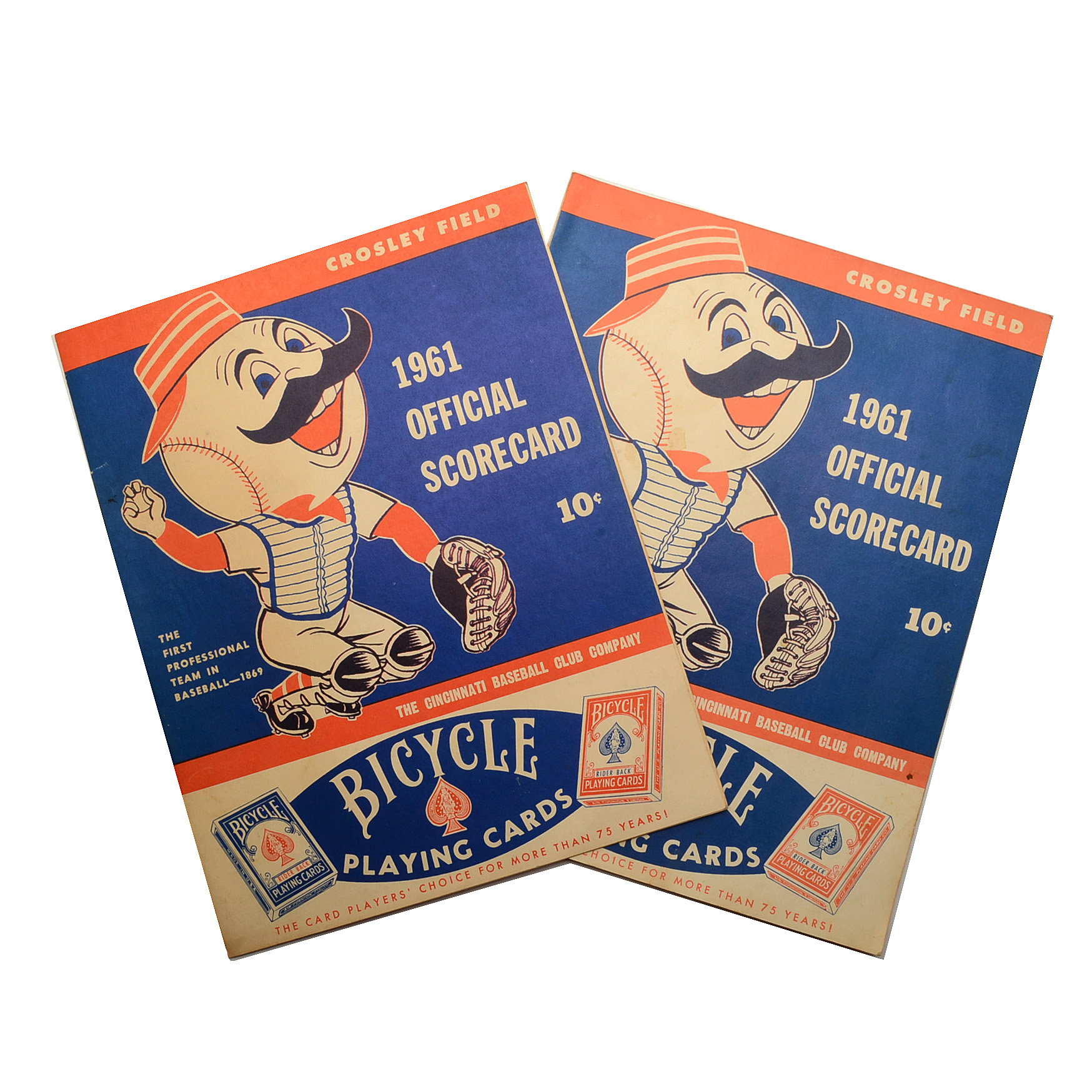 1961 Reds Scorecards