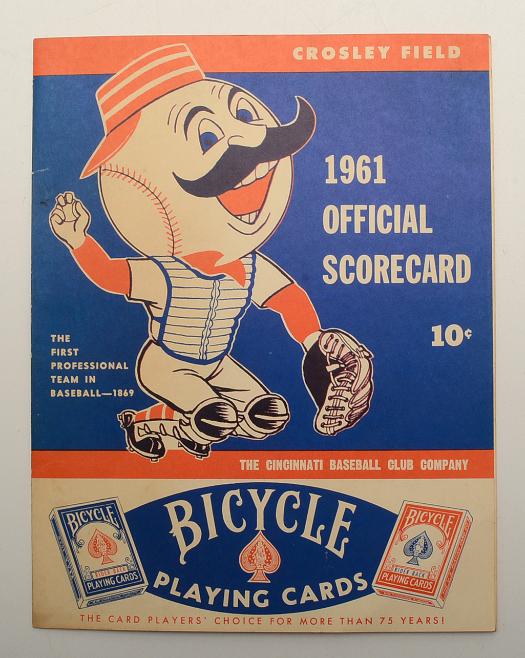 1961 Reds Scorecards