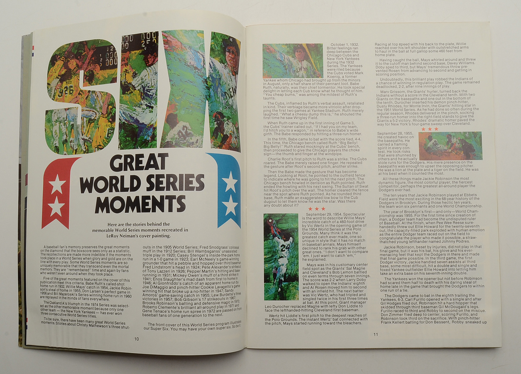 1975 World Series Program