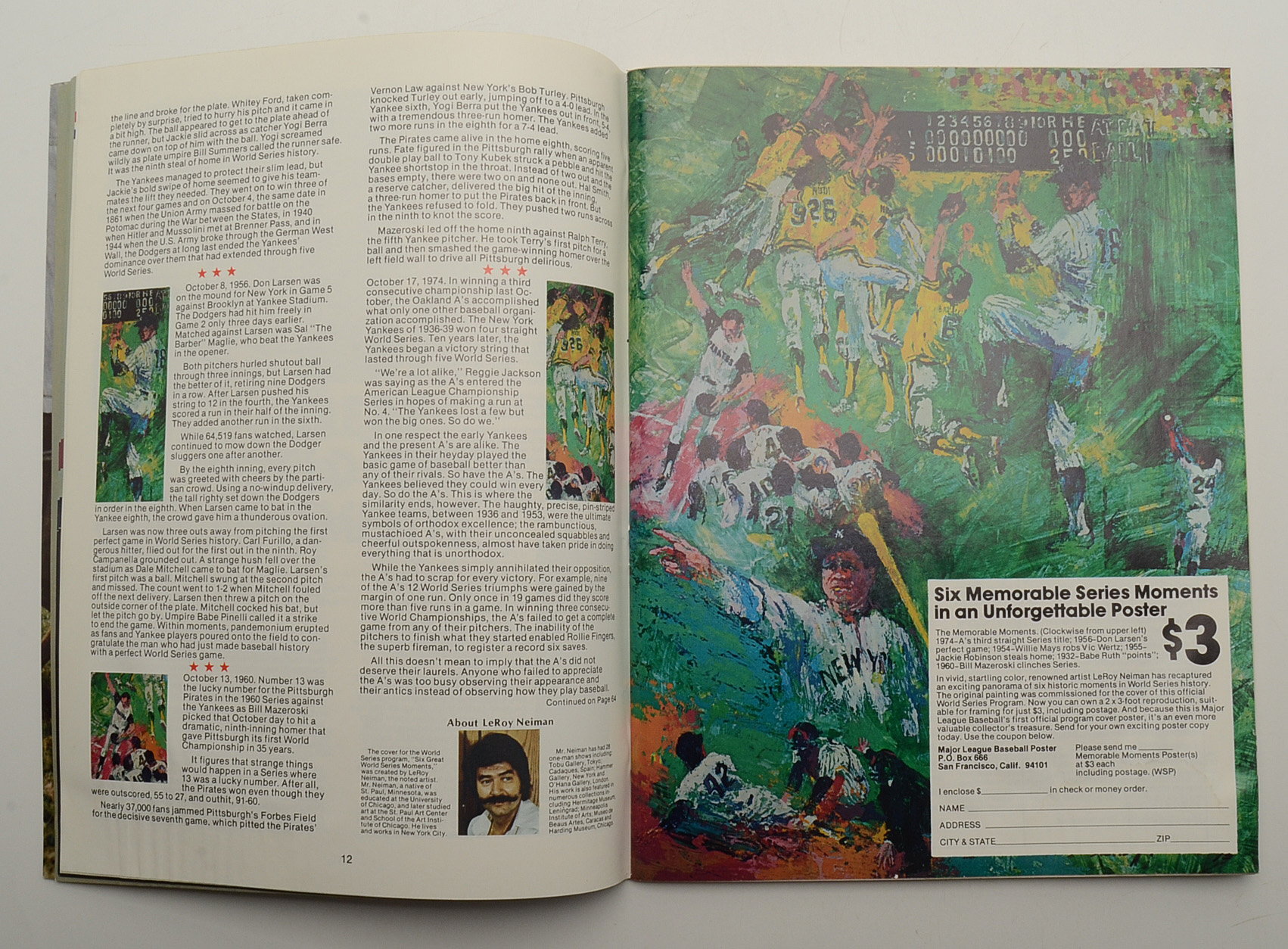 1975 World Series Program