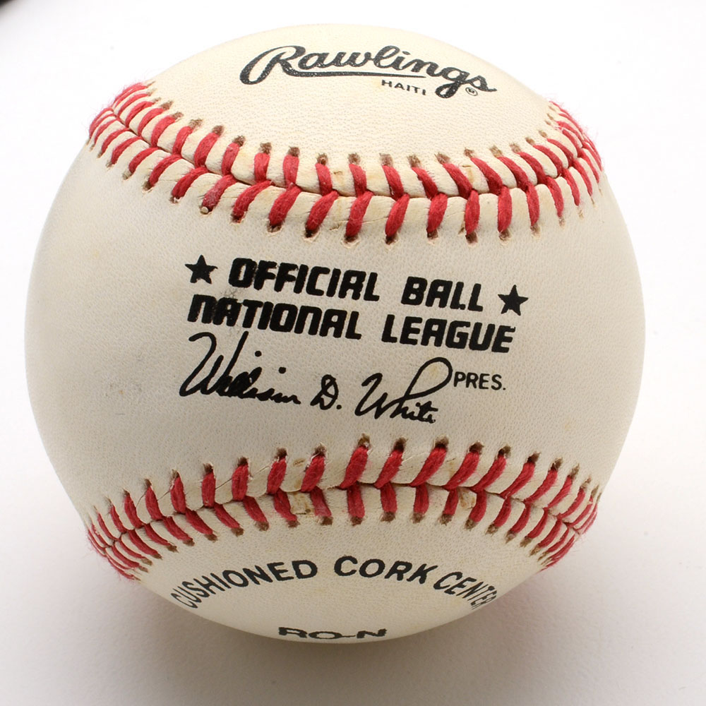 Ed Mathews Signed Baseball